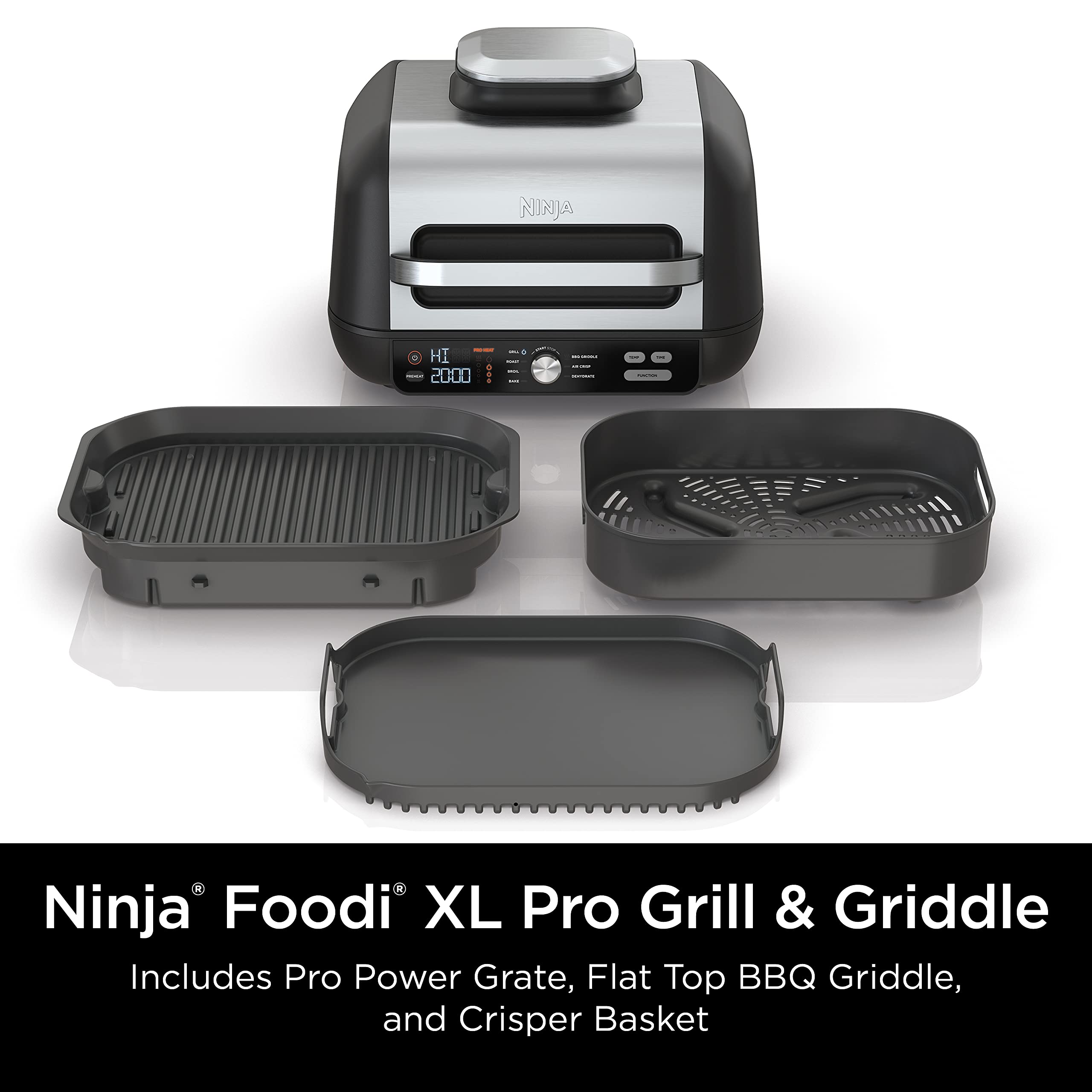Ninja IG601 Foodi XL 7in1 Indoor Grill Combo, use Opened or Closed