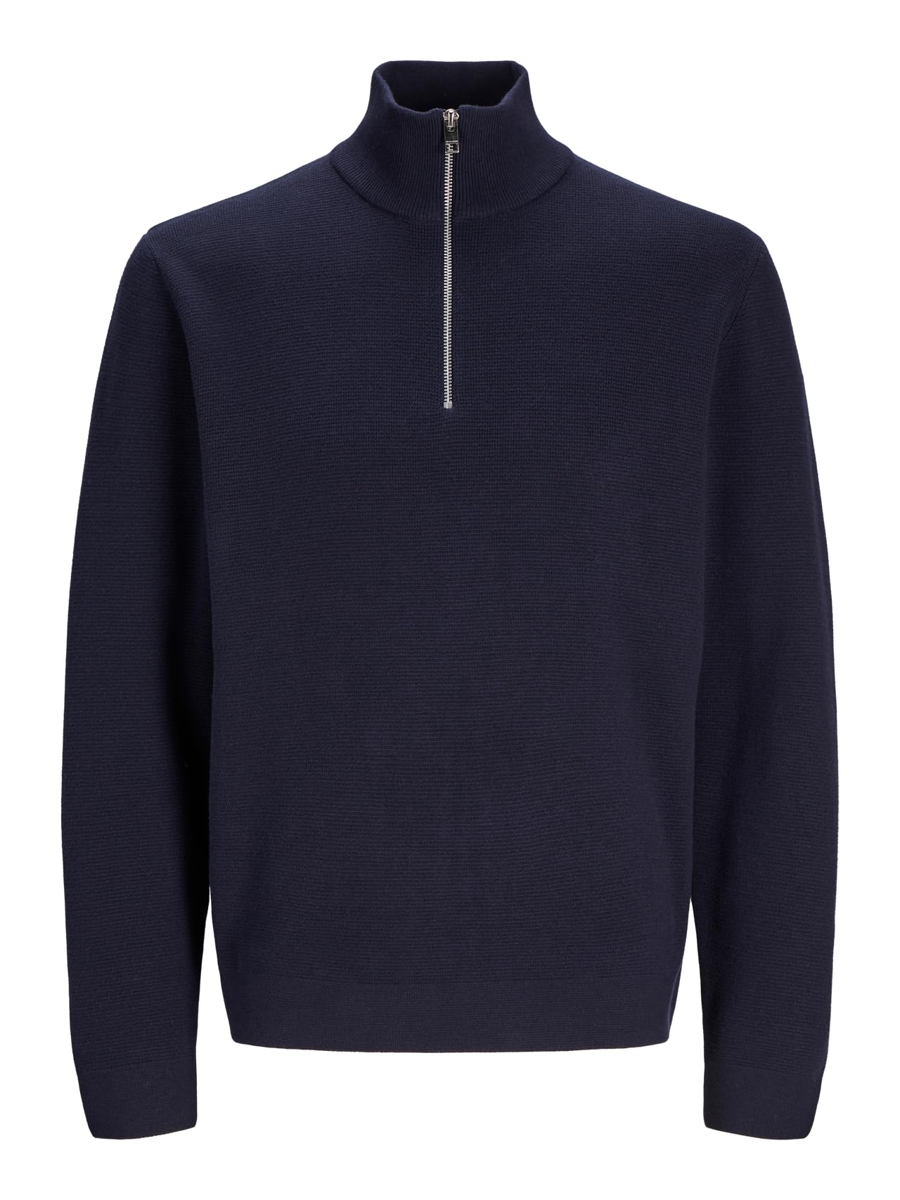 Jack & Jones Men's Night Sky Cardigan With Quarter Zip Plain Cardigan With Quarter Zip, L