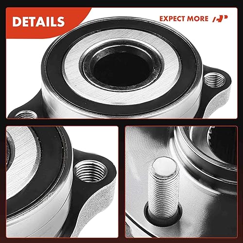 Miniatura 8 de A-Premium Rodamiento de rueda trasera y conjunto de buje compatible con Subaru Crosstrek 2016-2020, Forester 2014-2018, Impreza 2012-2019, XV