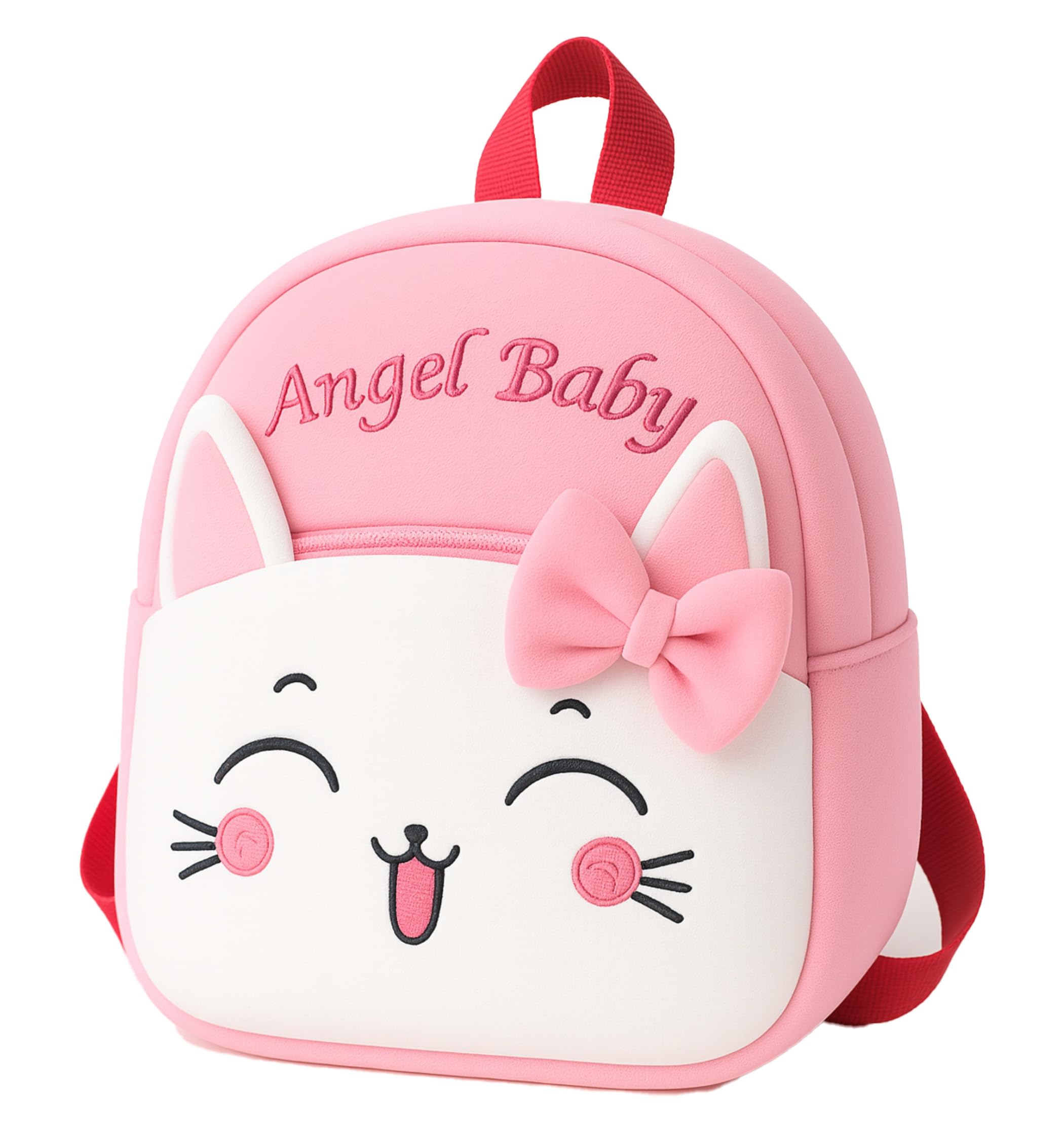 Kids School Bag for Boys & Girls | Cartoon Print Bag for Nursery, LKG, UKG | Lightweight Bag Angel baby (Angel-Baby-02)-image-49