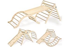 baoniu Large Foldable Pikler Triangle Set