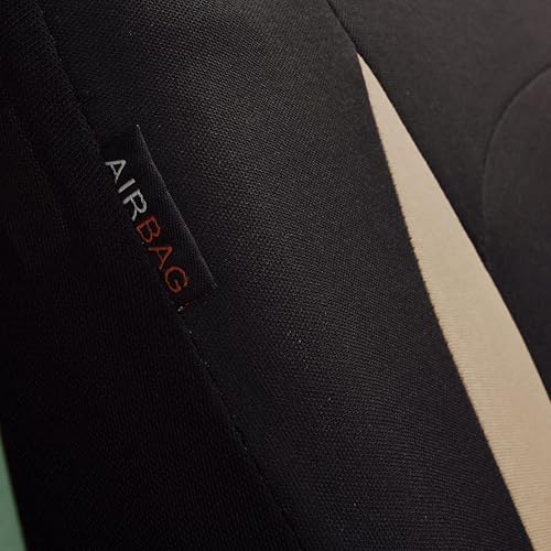 Miniatura 6 de Flying Banner Fundas de asiento de coche para asiento delantero y trasero, de poliéster, protectores de asiento de automóvil, fácil instalación, con