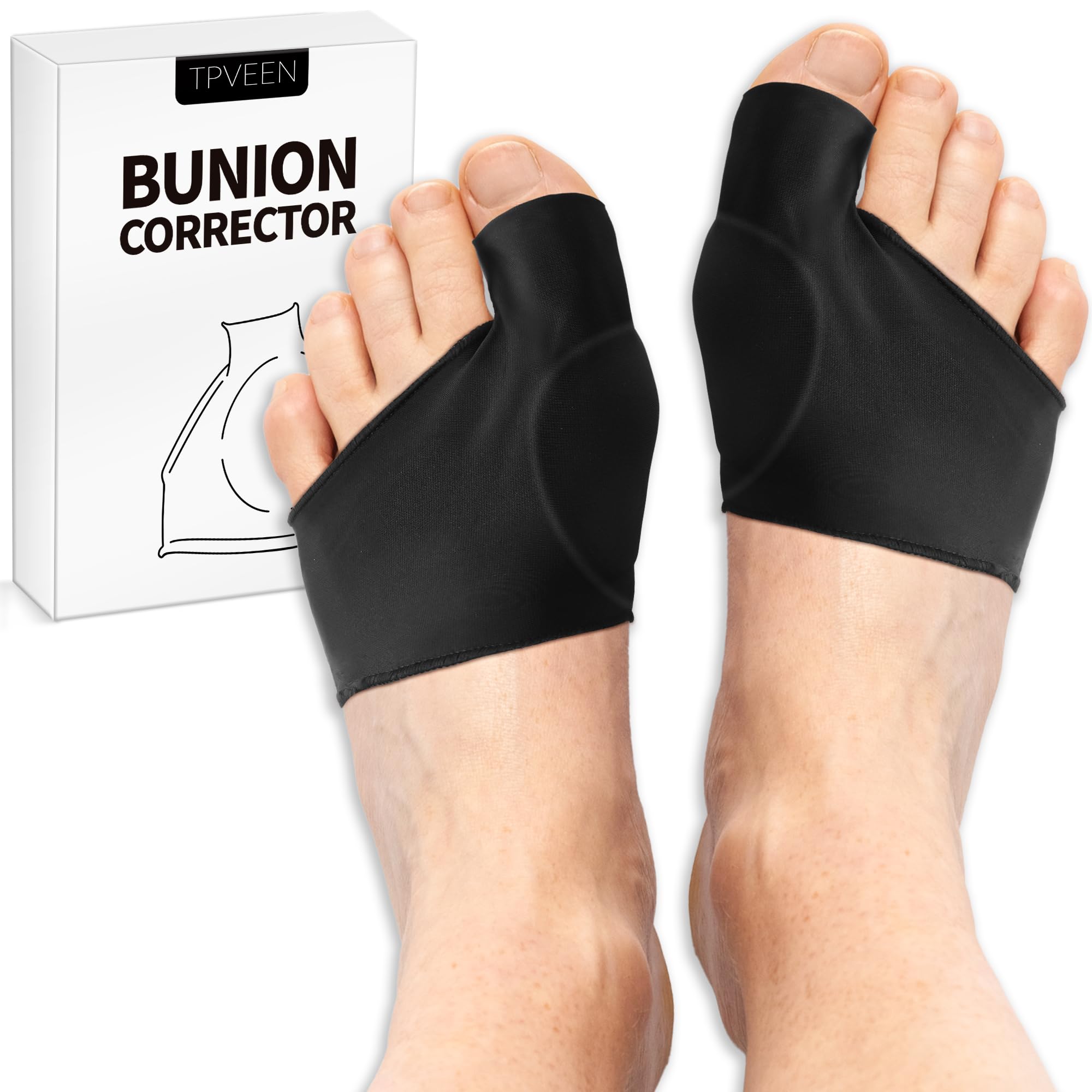 Bunion Corrector Relief Sleeve,Bunion Socks for Hallux Valgus,Anti Slip  Bunion Gel Cushion Pads,Big Toe Alignment Relief,Bunion pain relief,for Men