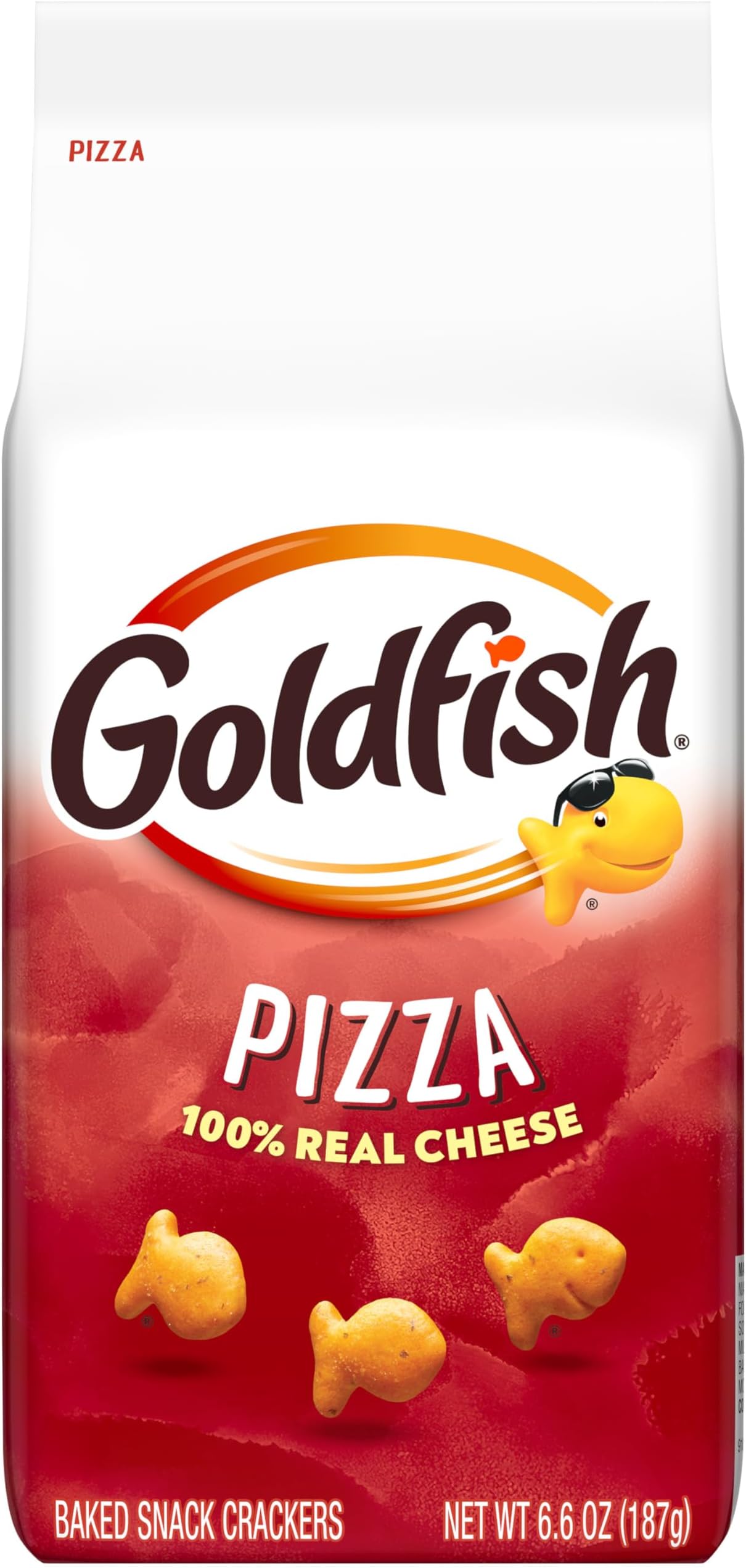 Goldfish Pizza Cheese Crackers, 6.6 Oz Bag