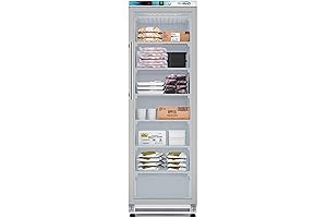 HomeLabs 12 Cu. Ft. Commercial Freezer with Glass Door White