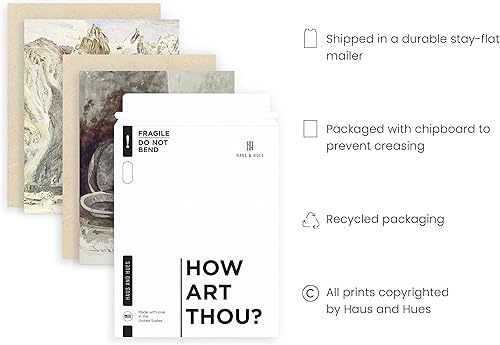 Miniatura 3 de HAUS AND HUES Arte moderno para pared de granja, rústico, occidental, cuadros de granero, impresiones de pared de granja, casa de campo (11 x 14,