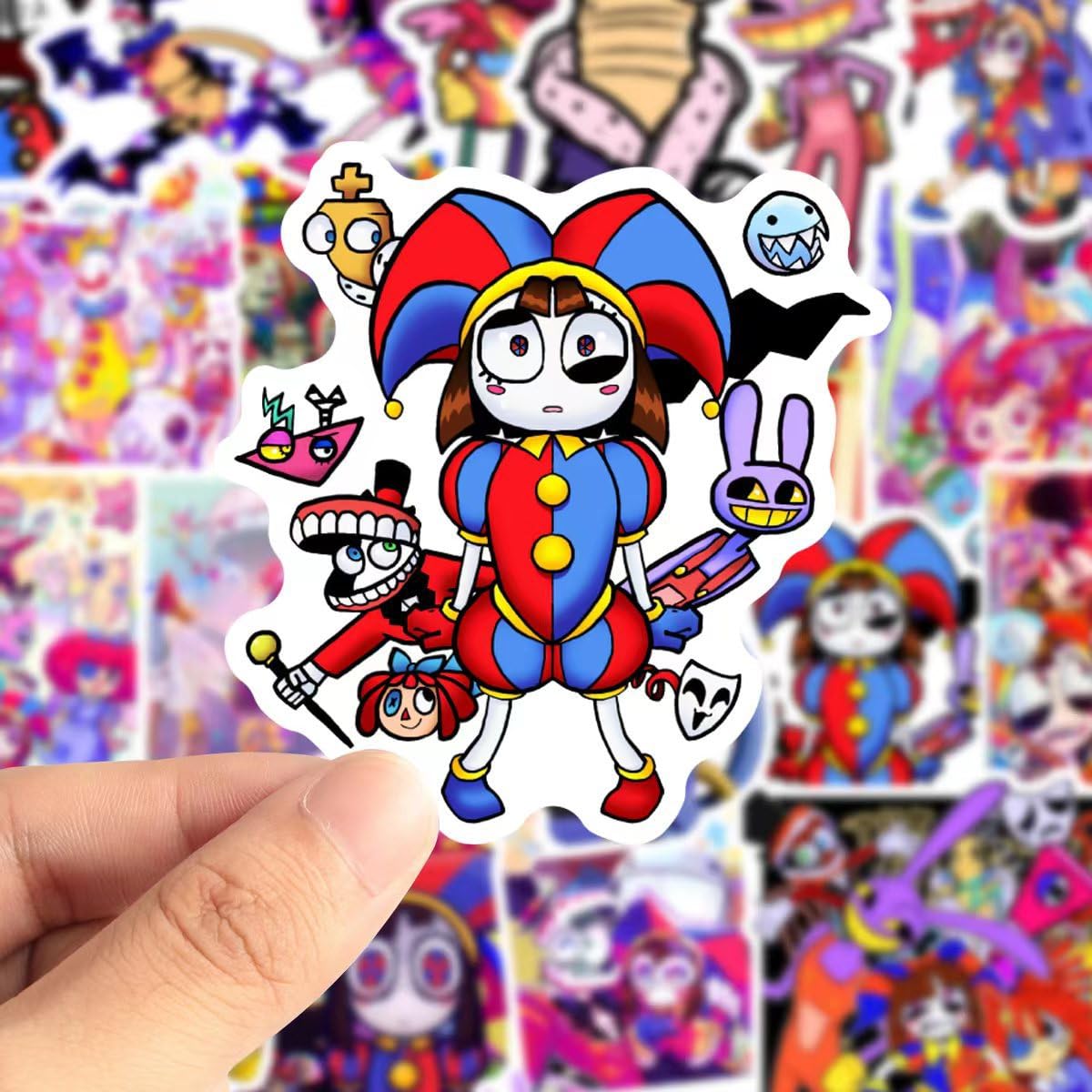 60Pcs TADC Stickers | Waterproof Cartoon Vinyl Decals for Laptop, Water Bottle, Journal, Phone Case, Scrapbook, Skateboard — view 2