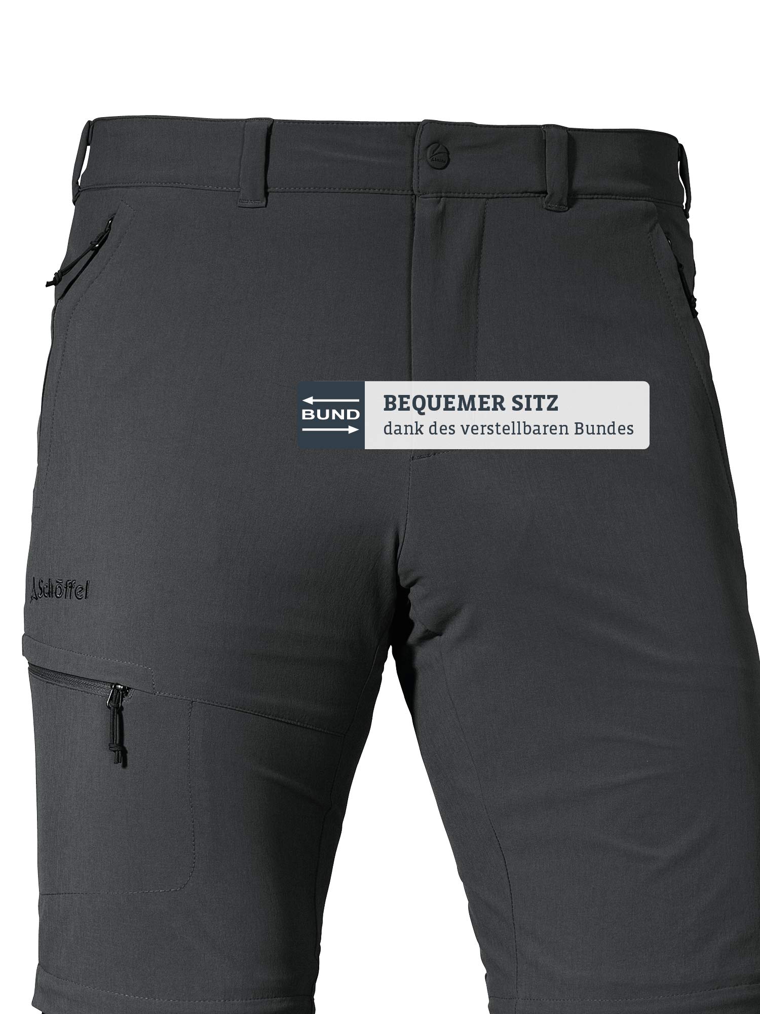Schöffel Pants Koper1 Zip Off - Pantalon zippé - Moderne - Homme