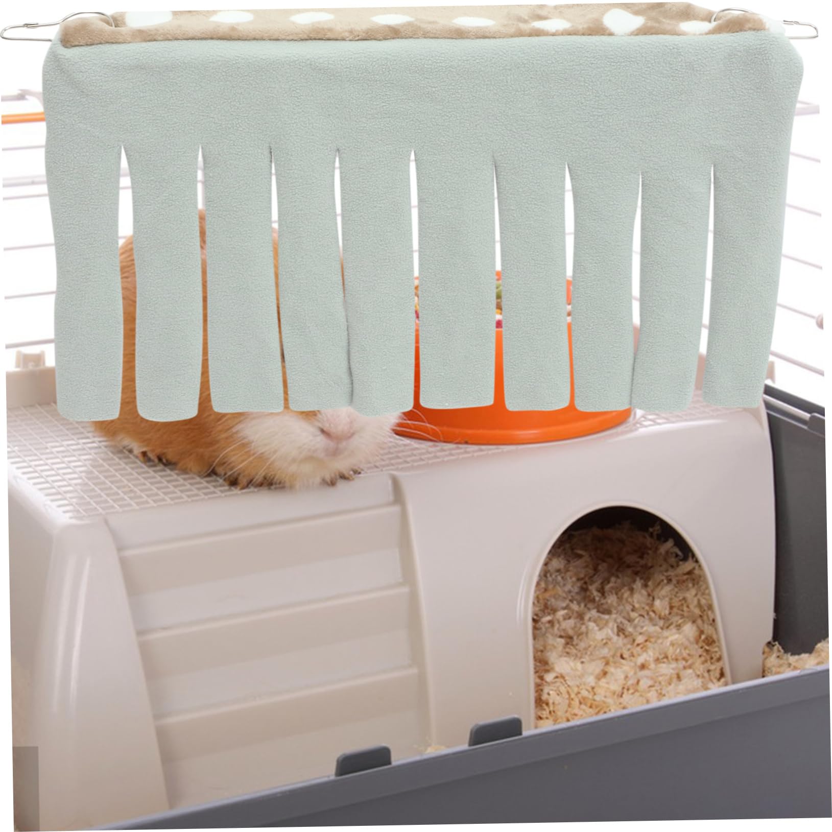Cachette D’Angle pour Petits Animaux, Coin de Repos Confortable, Coton | Cochons D’inde et Lapins, Usage Jeu et Repos, Structure Légère et Respirante