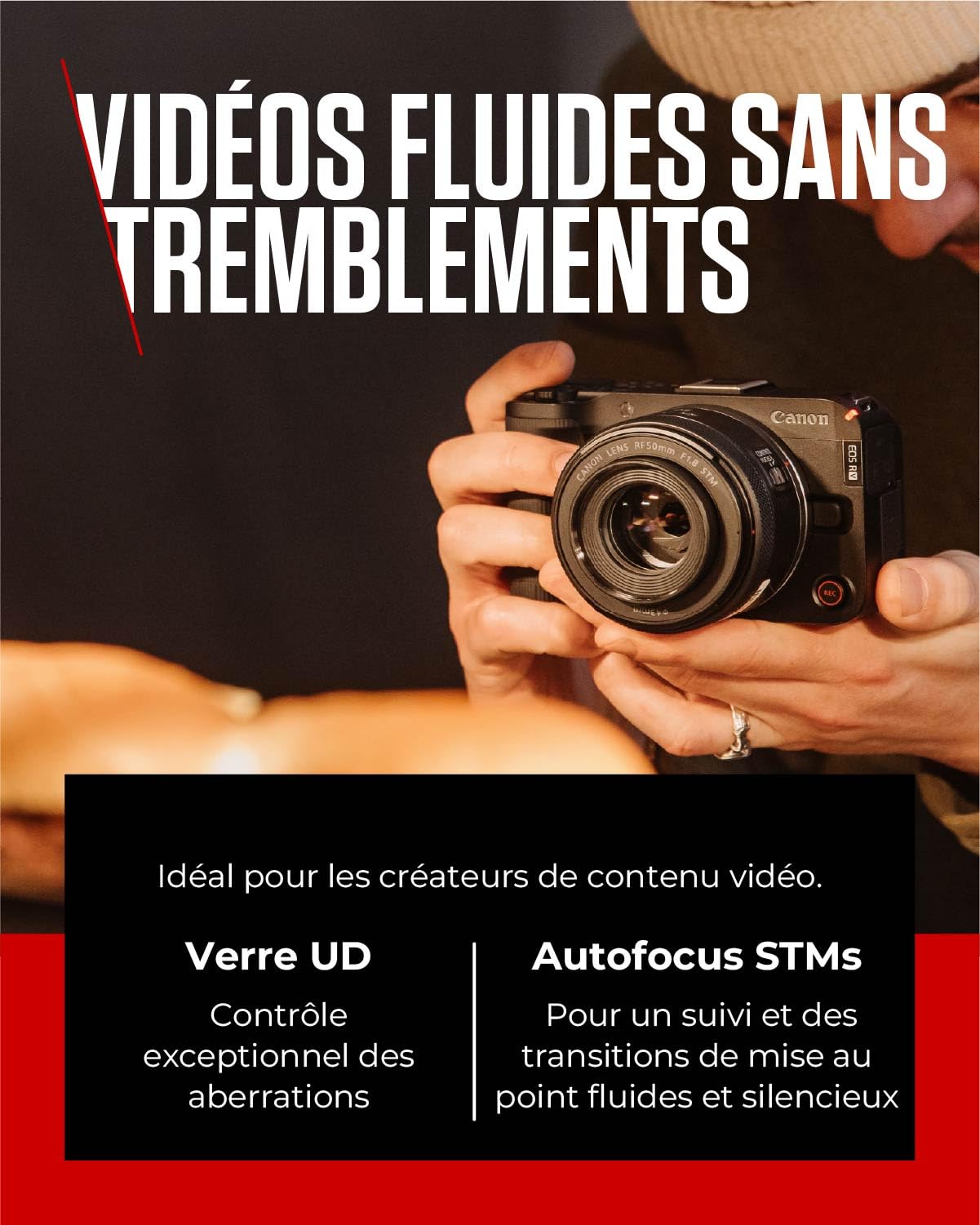 Objectif pour appareil photo Canon RF-S 14-30mm F4-6.3 IS STM PZ, Zoom Ultra Grand-Angle, Stabilisateur d'Image Optique à 5,5 Viteses, Zoom Motorisé Vlog et Créateurs de Contenu Compatible Canon EOS R