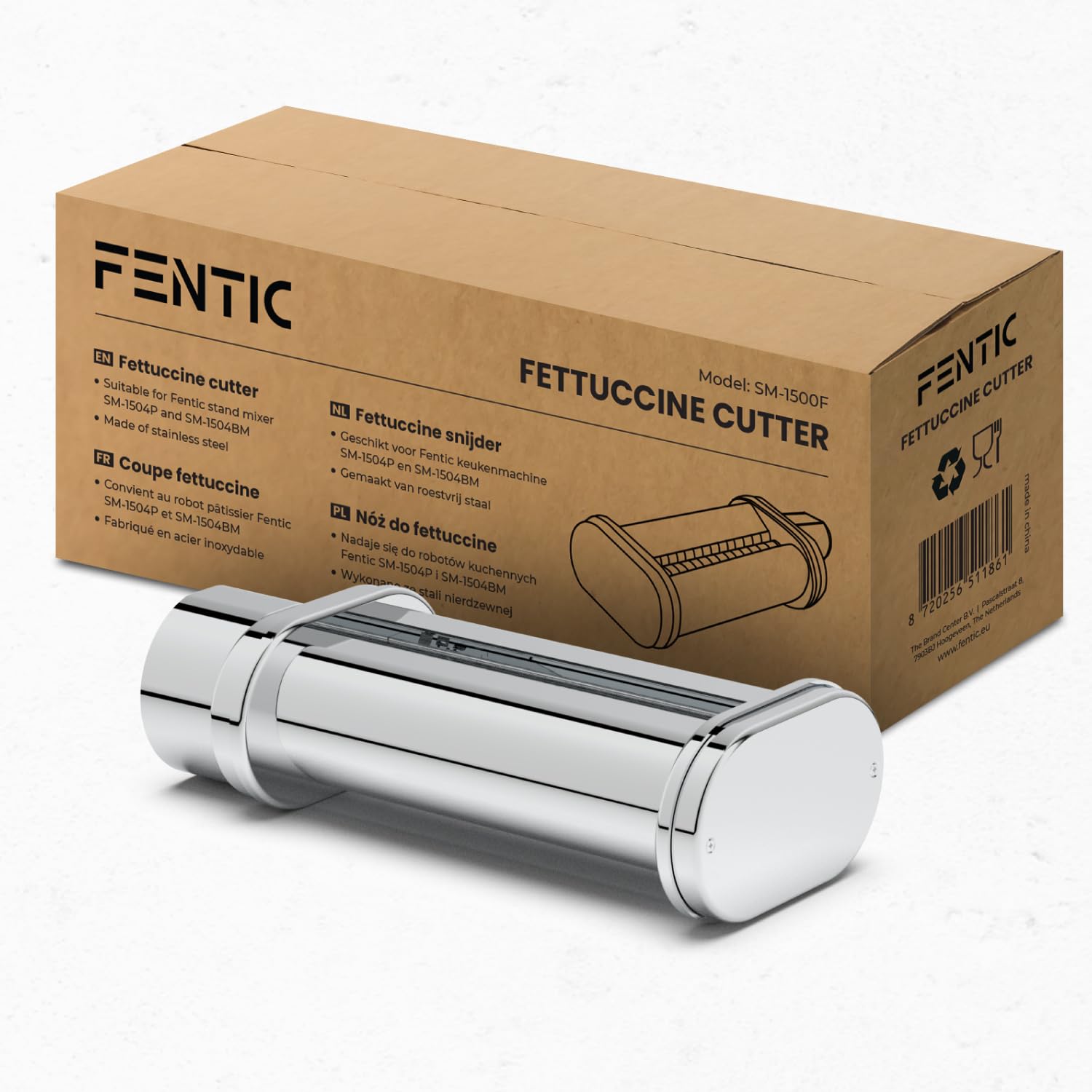 Fentic SM-1504P SM-1504BM Elektrische Nudelmaschine Edelstahl Pasta Maker Fettuccine