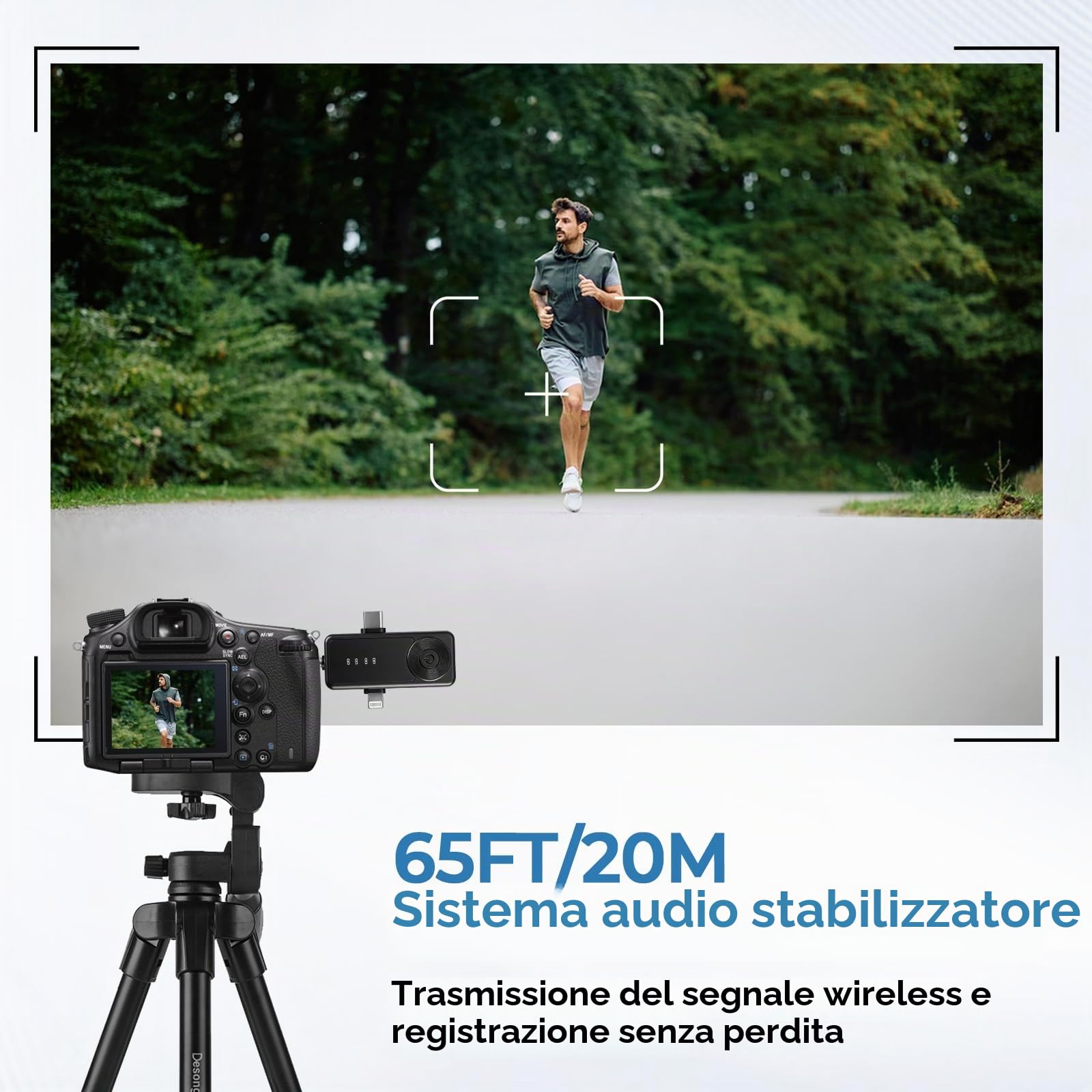 Microfoni Lavalier wireless con display a LED, confezione da 4 microfoni Lavalier con clip per accoppiamento automatico, mini microfono con riduzione del rumore per registrazione video Vlogging TikTok