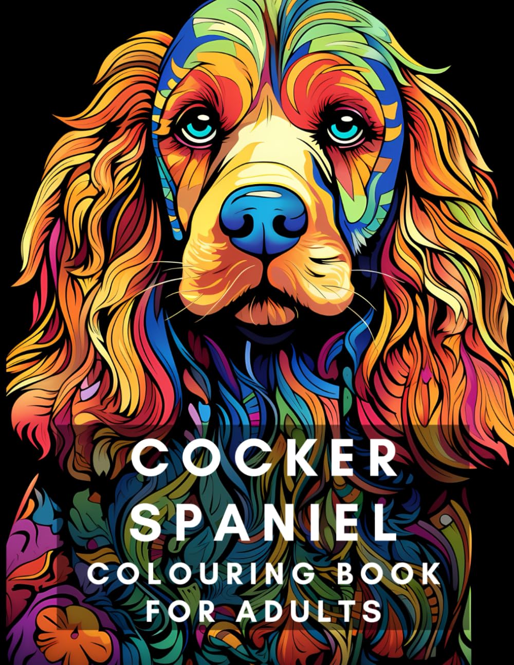 Cocker Spaniel Colouring Book for Adults: Relax, relieve your stress and enjoy colouring these adorable Cocker Spaniel pictures! (Dog Breed Colouring Books)