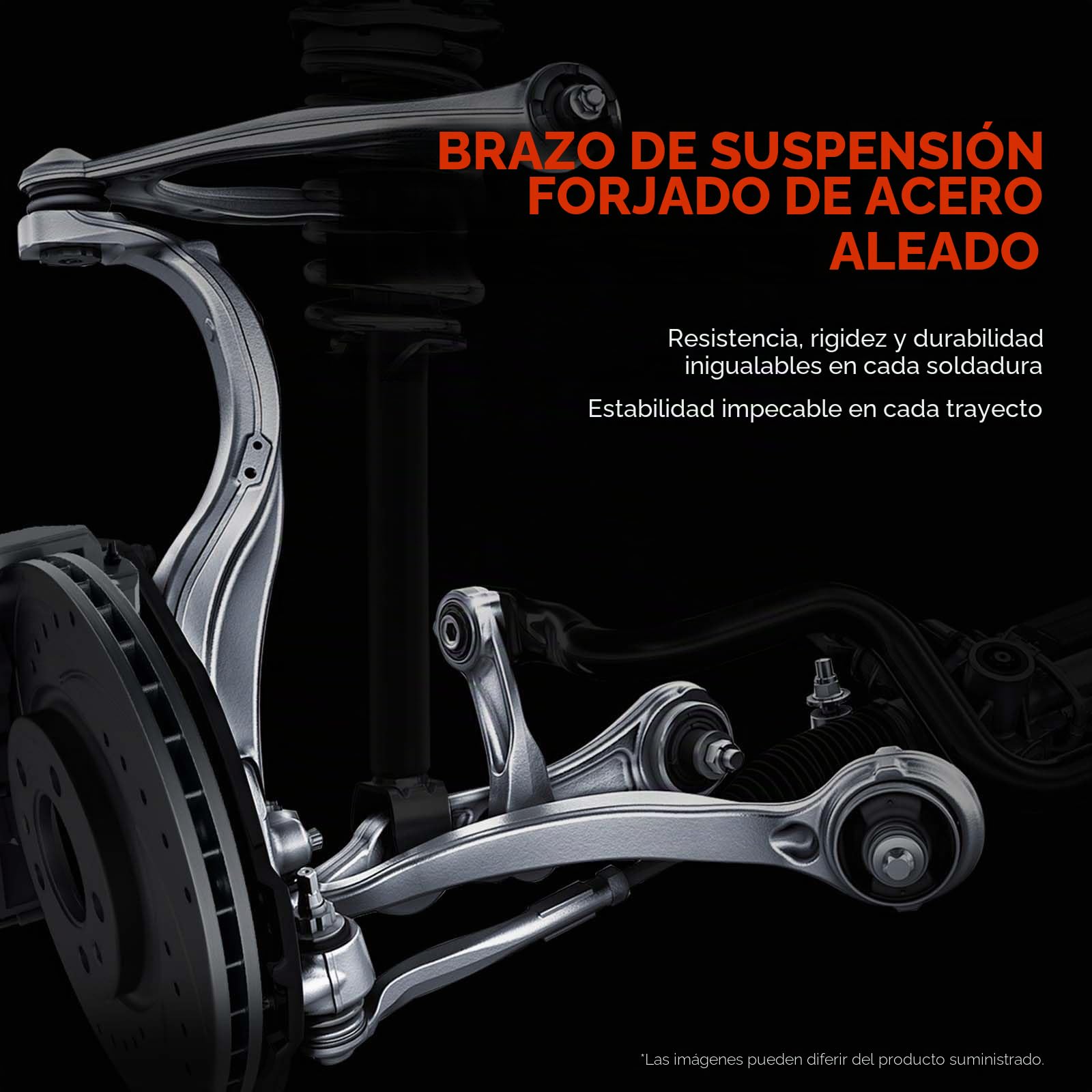 Frankberg 4 brazos de suspensión + 4 brazos de suspensión + 2 barras de acoplamiento delanteras izquierda derecha compatibles con A4 Avant 8K5 Q5 8RB A4 8K2 A4 Allroad 8KH A5 Sportback Replace