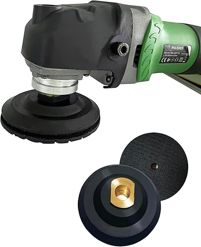 Miniatura 2 de Almohadilla de respaldo de goma de 6 pulgadas con gancho y bucle para amoladora angular, amoladora manual - eje 58"-11 6"