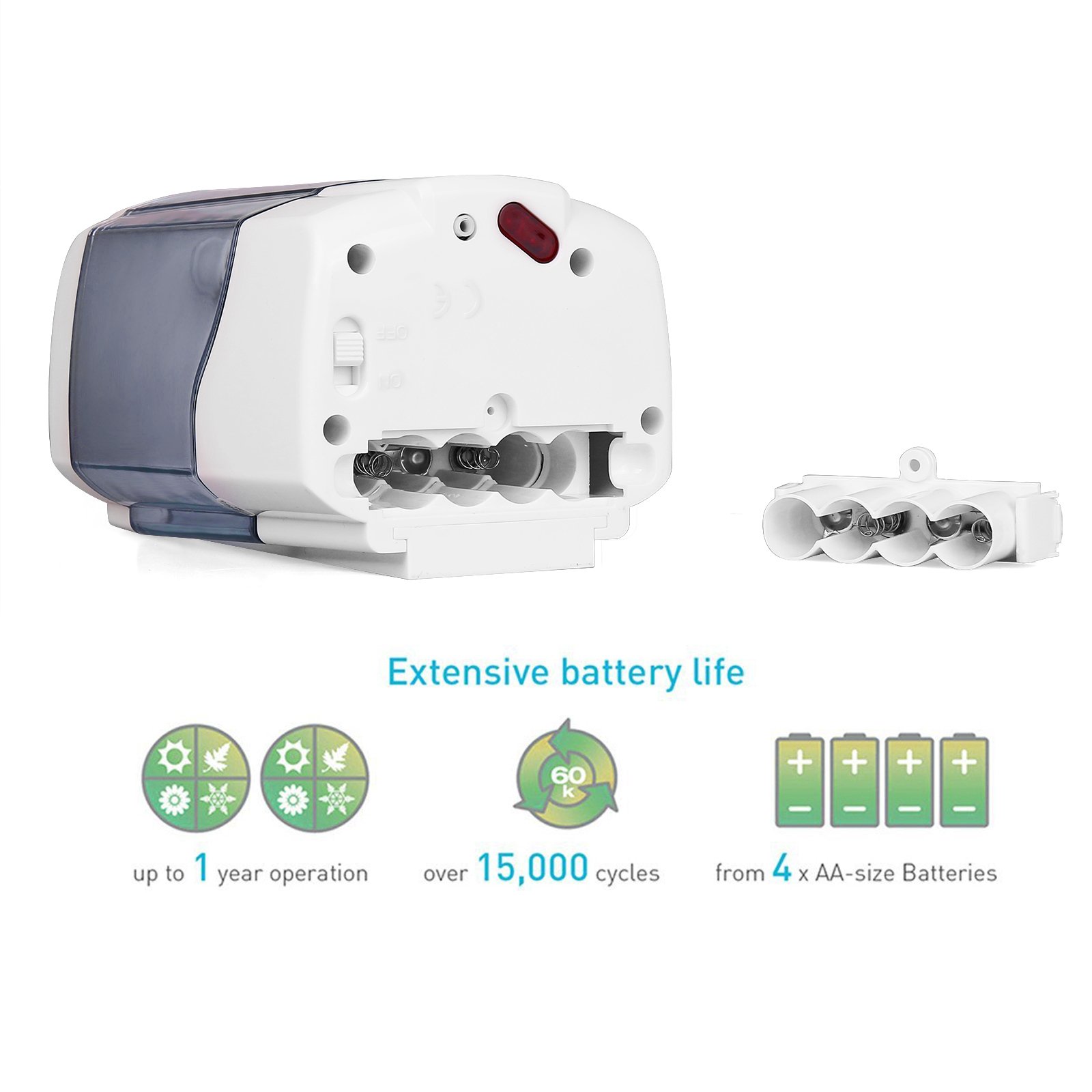 Dispenser di Detergente Disinfettante per Le Mani con Sensore Touchless Automatico per Erogatore di Sapone da 700 Ml Montato A Parete per La Cucina del Bagno 700ml