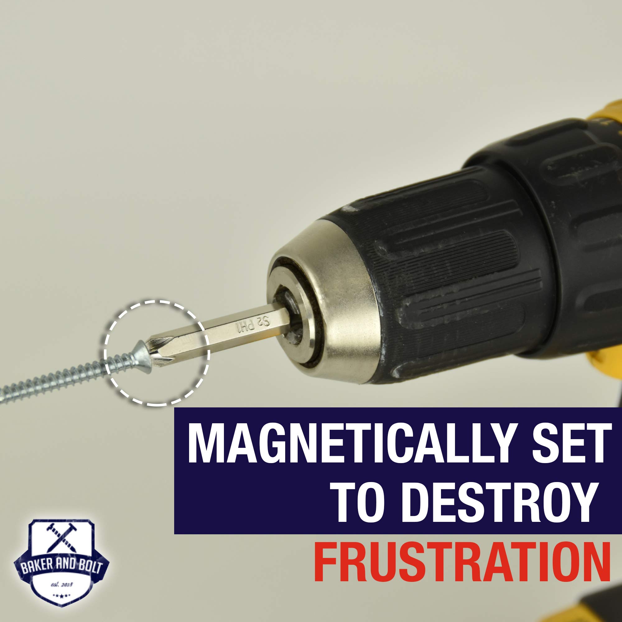 Buy Phillips Screwdriver Drill Bit Set (PREMIUM 12pc COMPLETE SET) /w Storage Case and Bit