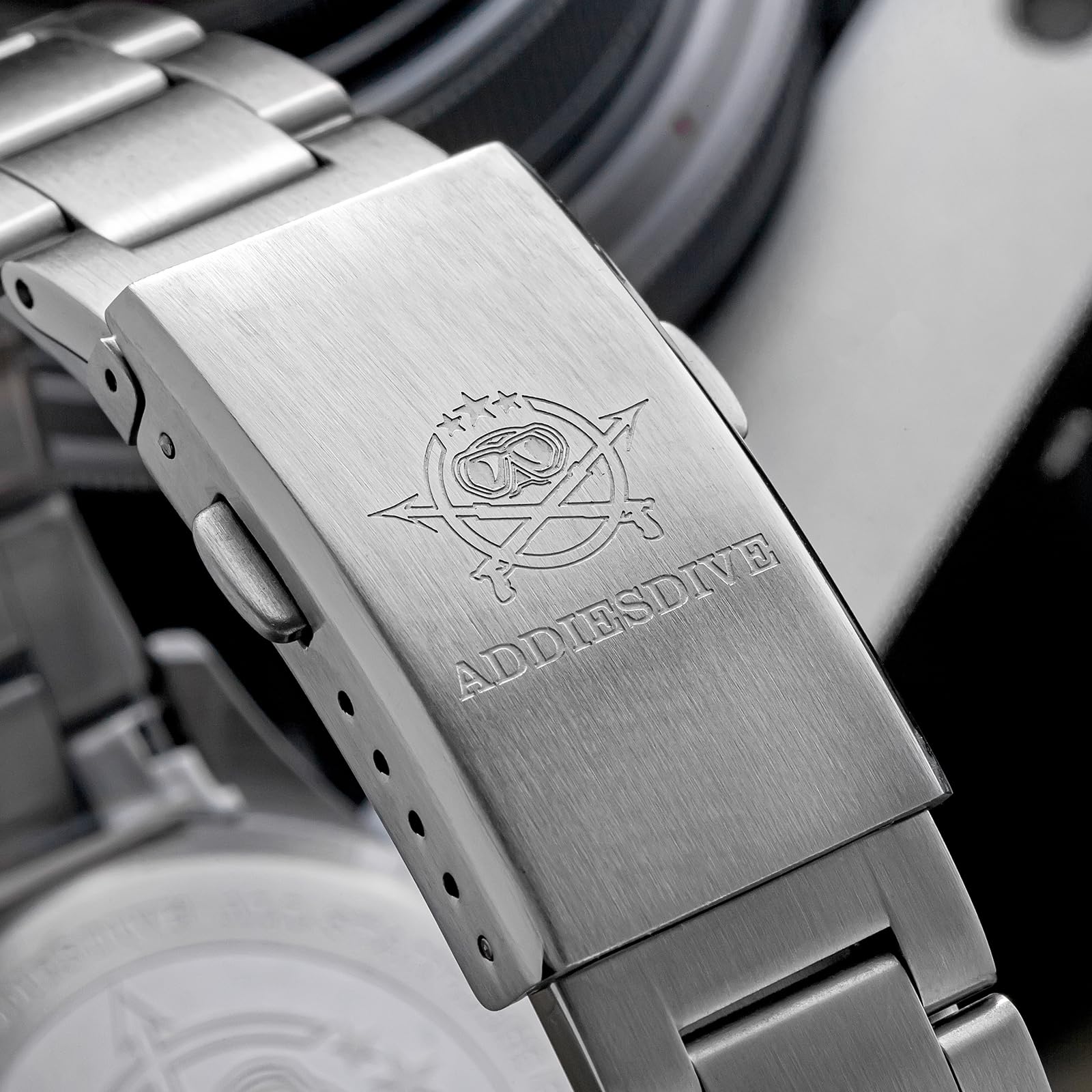 ADDIESDIVE Herren Automatikuhr Unterwasser 200m NH35/8215 Uhrwerk Analoge Herrenuhr Mit AD2048/H2/AD2519
