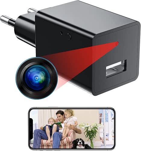 OKSIR Micro Telecamera Spia Nascosta Wifi 1080P Mini Telecamera Wifi