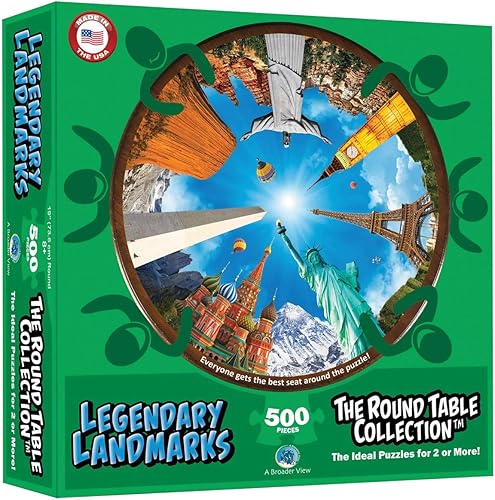 Miniatura 3 de Mesa redondaPuzzle de legendario Monumentos (500piezas)