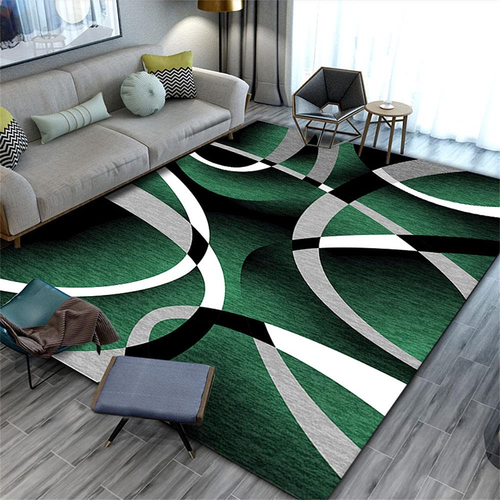 Tapis pour chambre fille gris et vert pour apporter douceur et poésie au sol