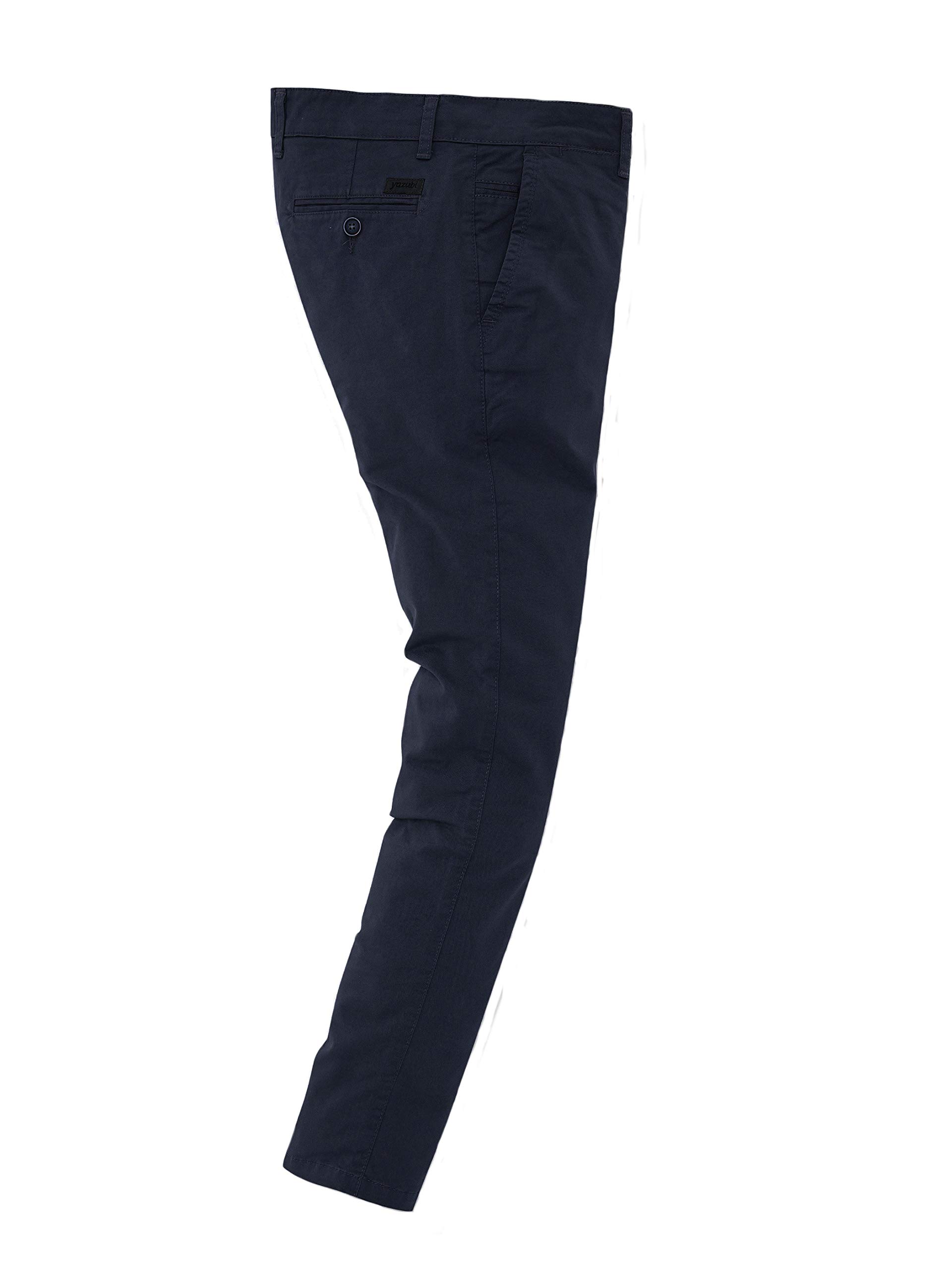 Yazubi - Pantalón Chino para Hombre - Modelo Kyle Slim Fit - Pantalón Chino con Elastano