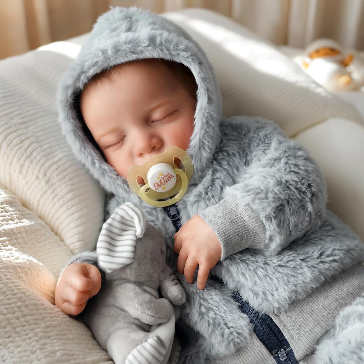 Reborn Puppe Junge 17 Zoll Reborn Baby Lebensechte 45CM Babypuppen Puppe Wie Echtes Baby Silikon Babys Echte Babypuppe Newborn Reborn Doll