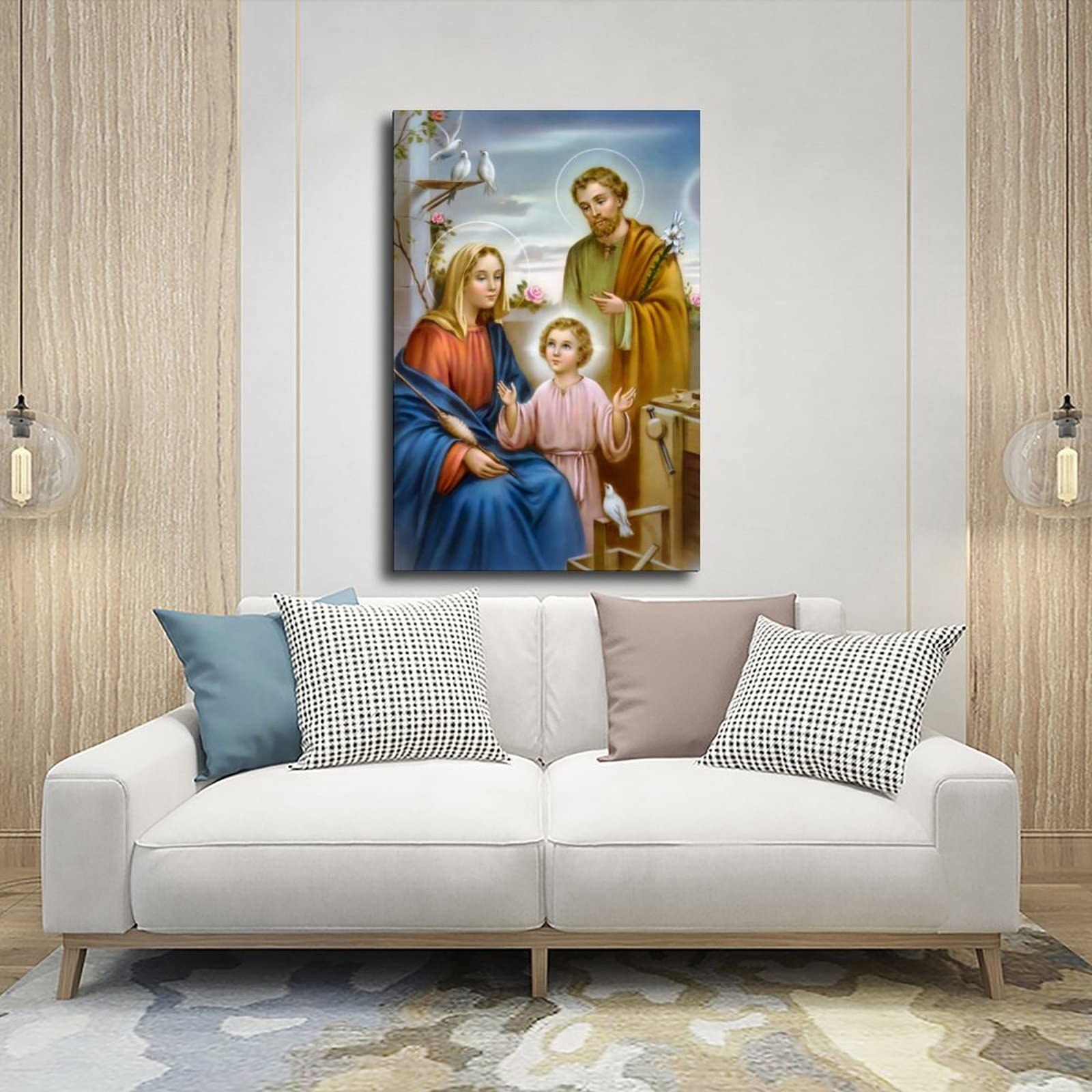 Amazon.co.jp: XOOPIT The Holy Family アートプリント 05 キャンバス