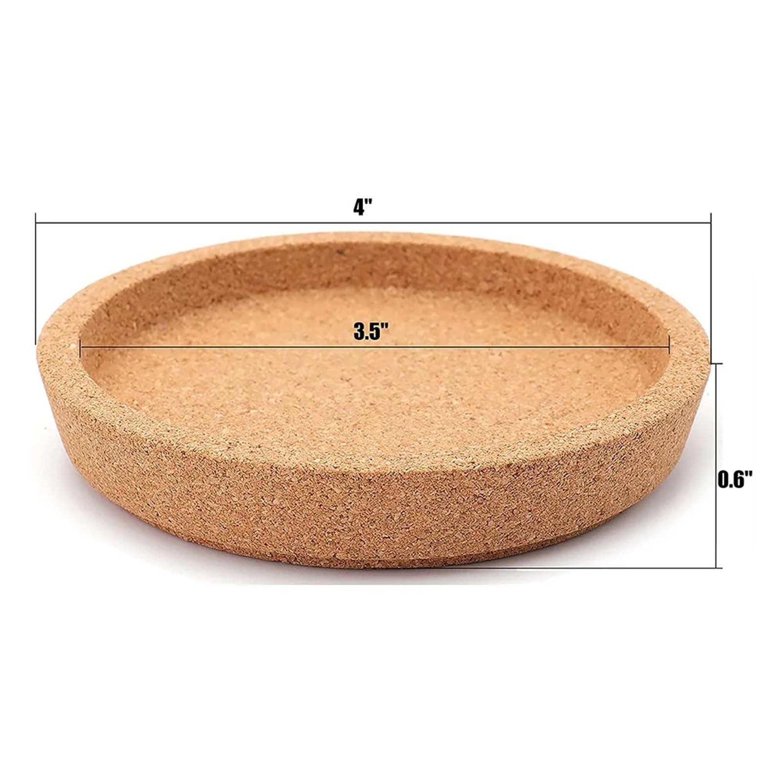 Posavasos, 16 Piezas de Corcho Redondo 4 Pulgadas for Oficina