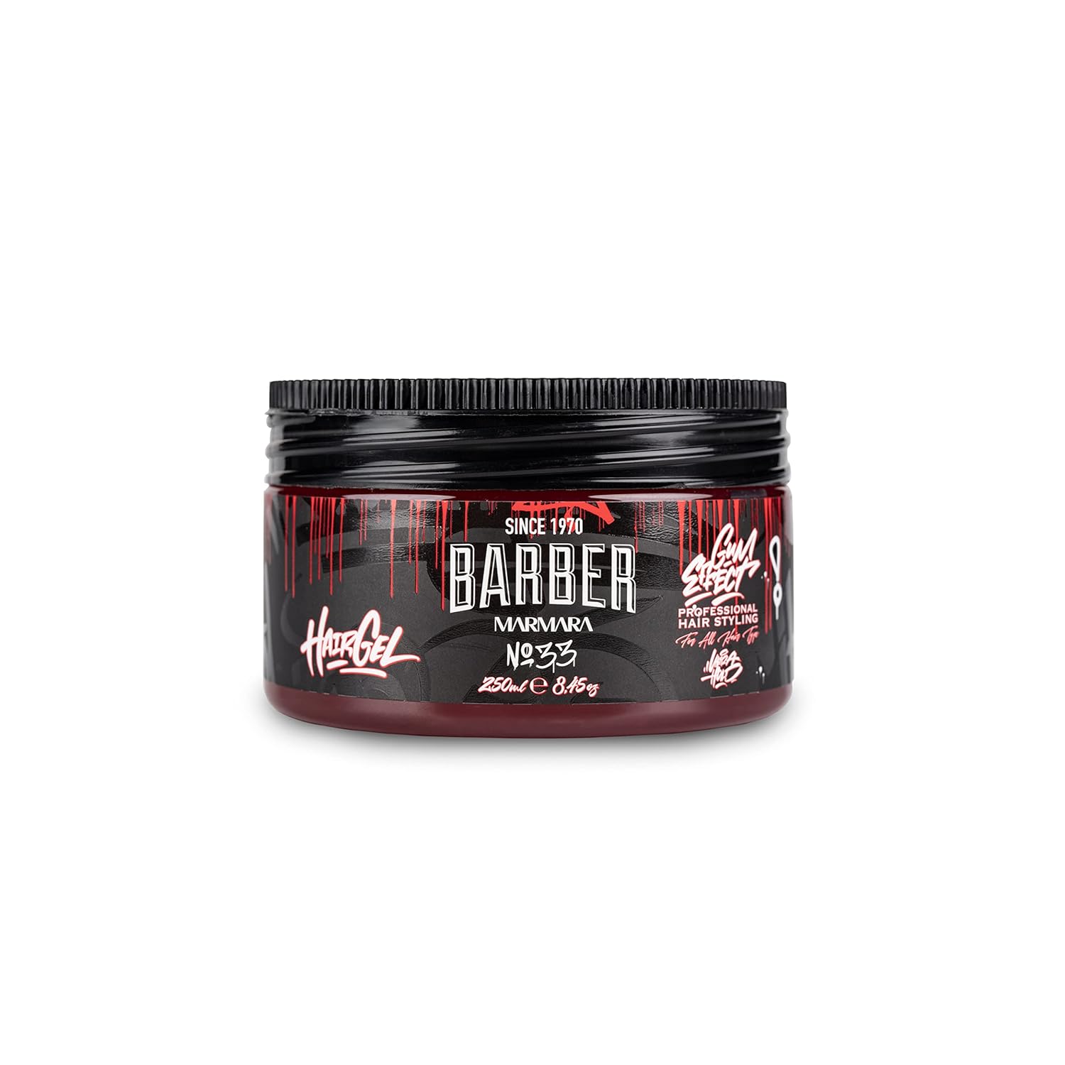 BARBER MARMARA No.33 Hair Styling Gel 250 ml Men's Hair Gel Strong Hold No
