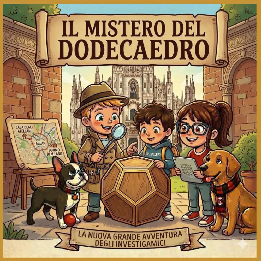 IL MISTERO DEL DODECAEDRO: Un’avventura tra i segreti di Leonardo da Vinci a Milano (Le fiabe per dormire di Nonno Savi)