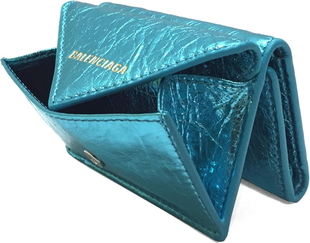 Amazon.co.jp: [バレンシアガ] ペーパー ミニ ウォレット メタリック