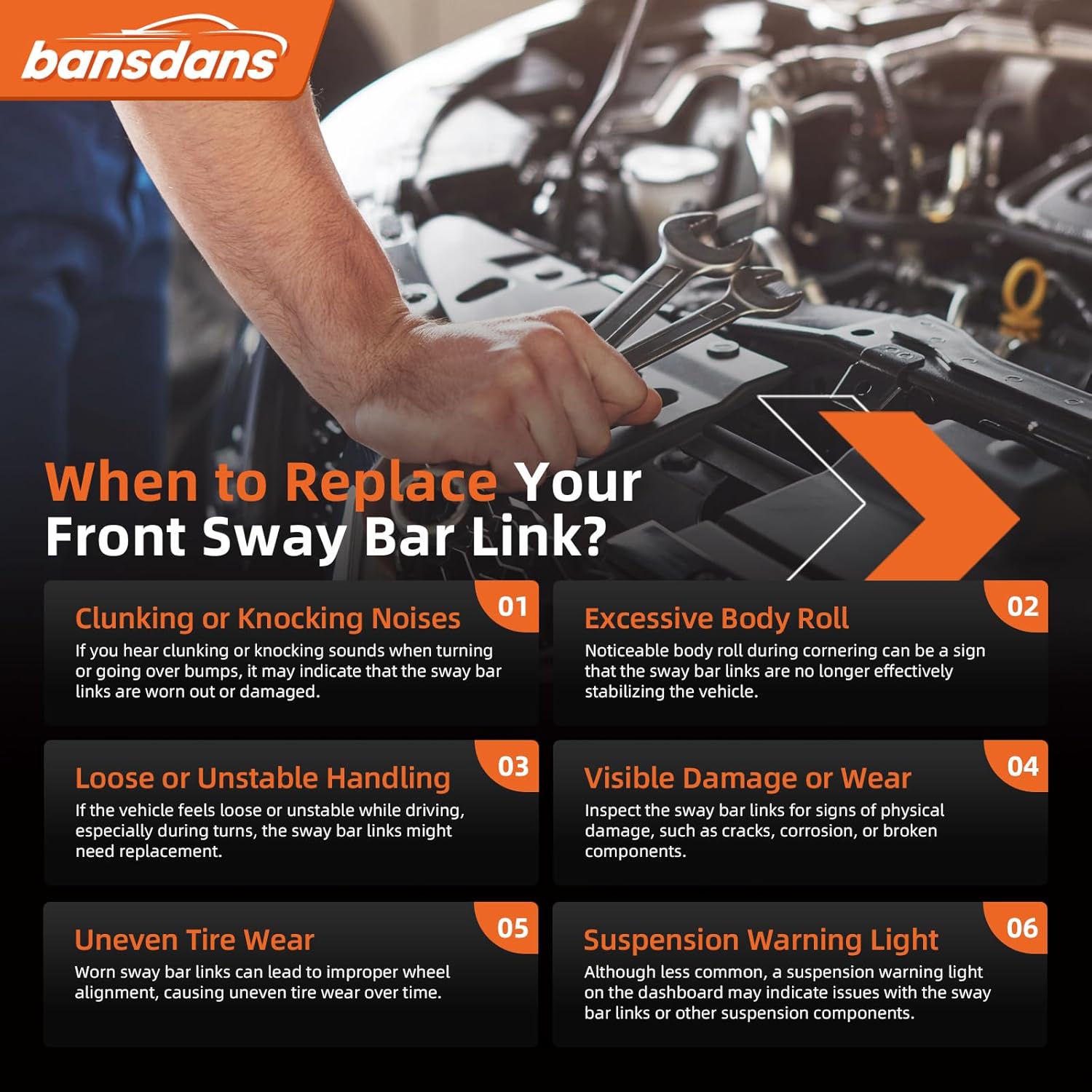 927-100 Front Suspension Stabilizer Bar Kit，[33mm] Front Sway Bar with Sway Bar Link Kit Fit For Chevy Buick Pontiac Impala Limited Monte Carlo Venture Century Regal Grand Prix Trans Sport