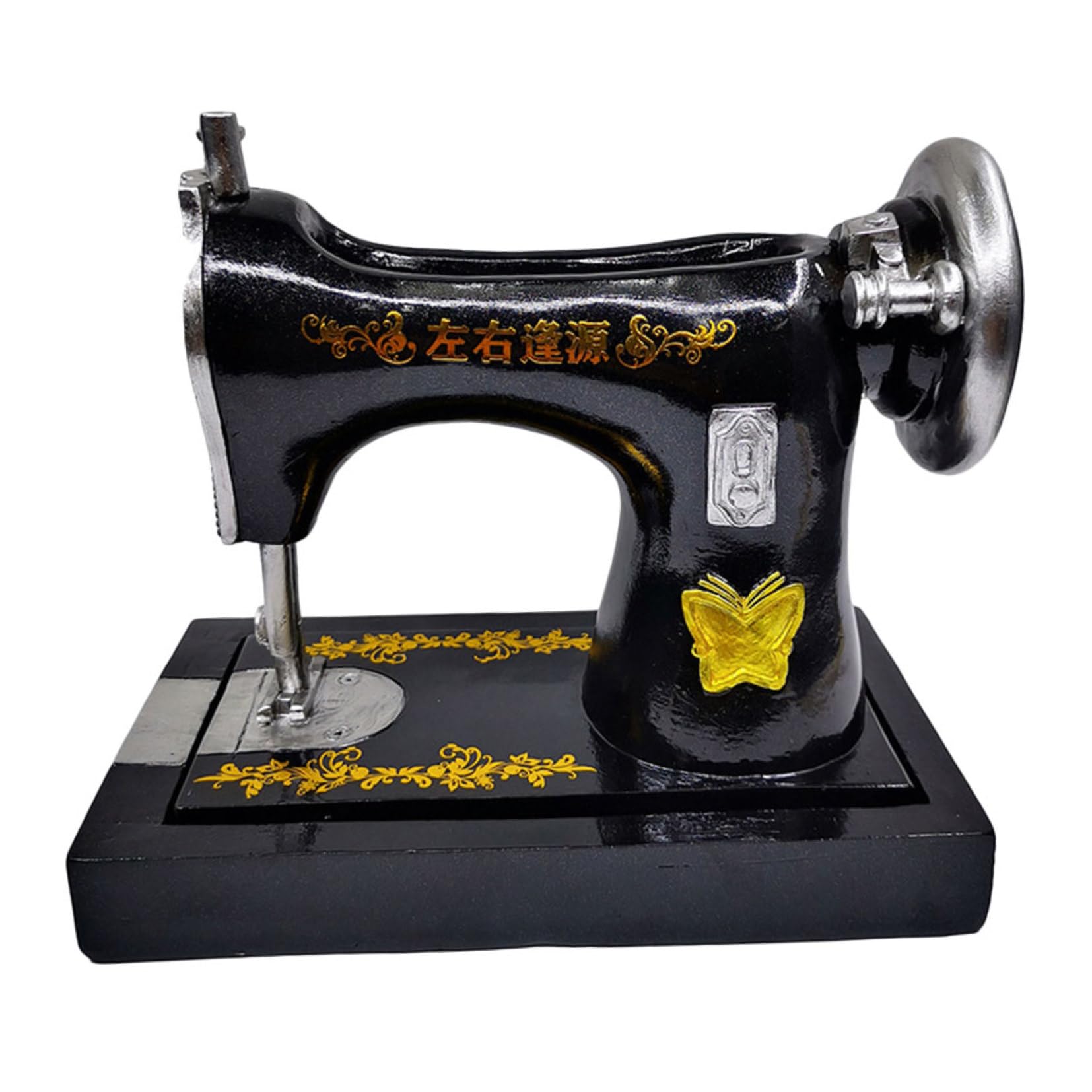 Pot de fleurs en résine machine à coudre, cadeau déco original