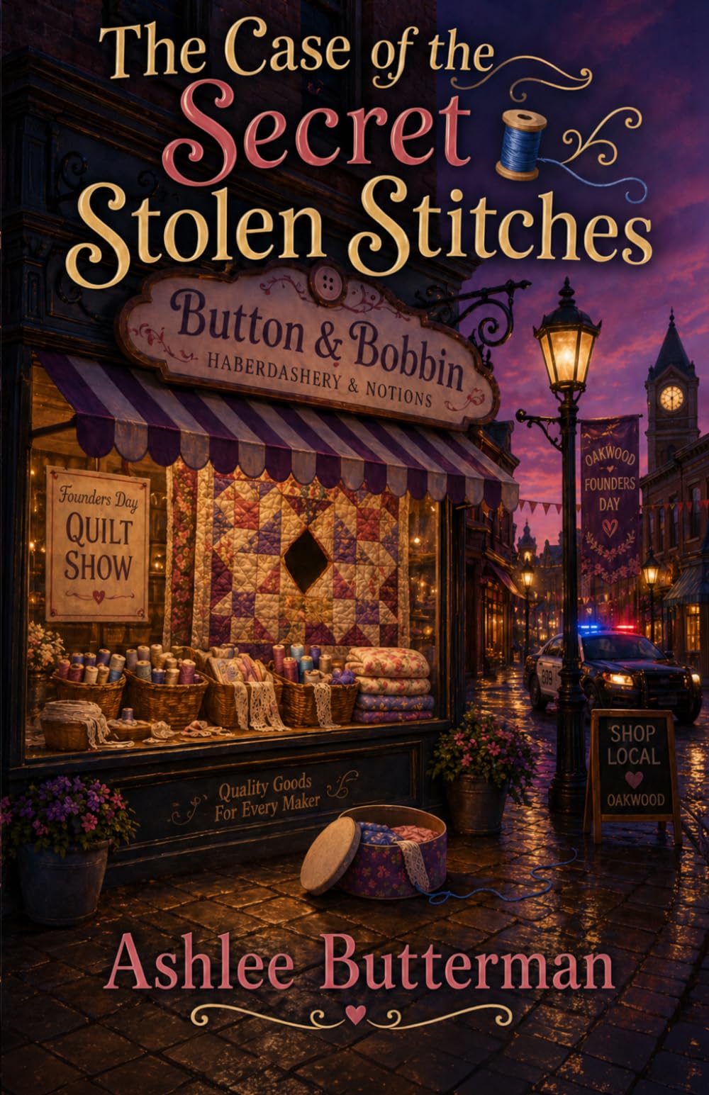 The Case of the Secret Stolen Stitches: A Cozy Mystery (Oakwood Mysteries)