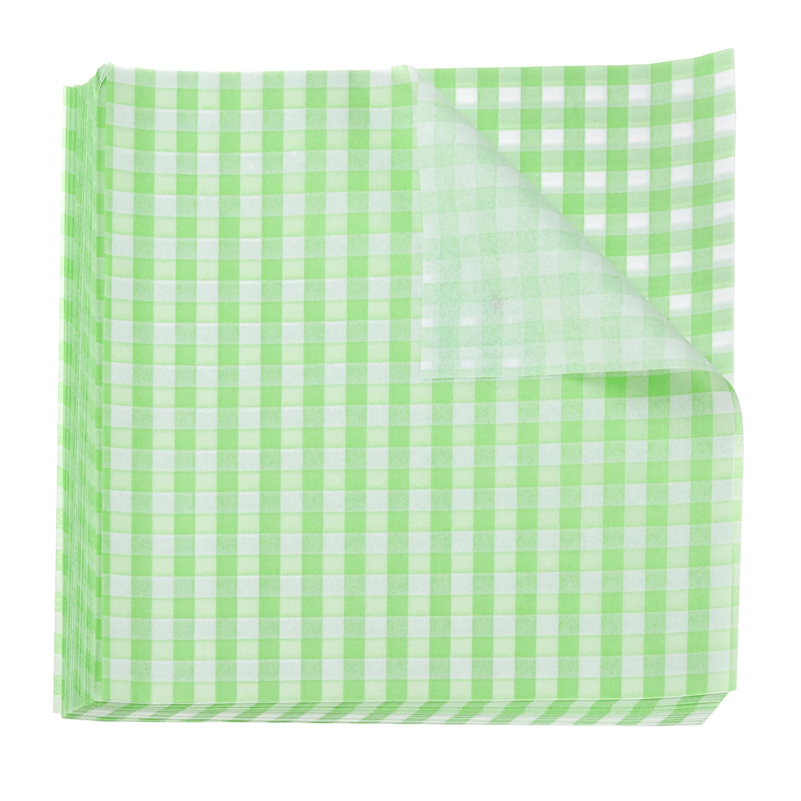 Cmkura 200 Fogli Di Carta Cerata A Scacchi Per Cestini Alimentari In Plastica Speciali Per Confezionare H 1294475