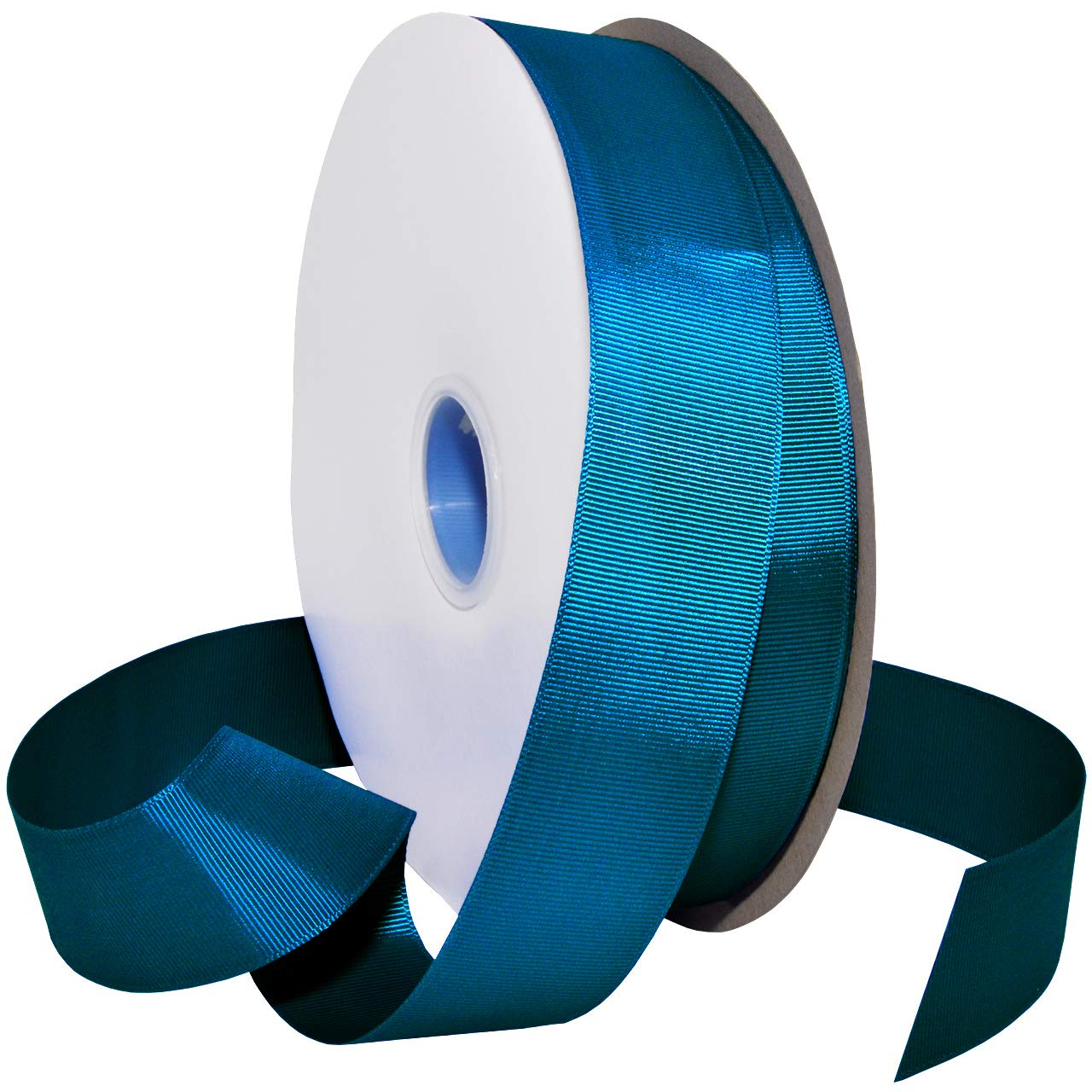 Ruban gros grain bleu égéen Morex 08838 pour haute couture française
