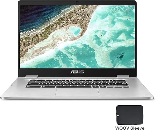 Miniatura 3 de ASUS Chromebook C523, pantalla FHD NanoEdge de 15.6 pulgadas con bisagra de 180 grados, procesador Intel Celeron N3350, 4 GB LPDDR4-RAM, 64 GB de