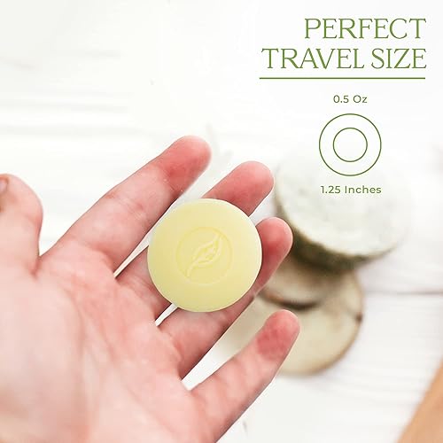 Miniatura 5 de Jabón de barra limpiadora, comodidades de hotel tamaño viaje, 0.5 oz (caja de 100)