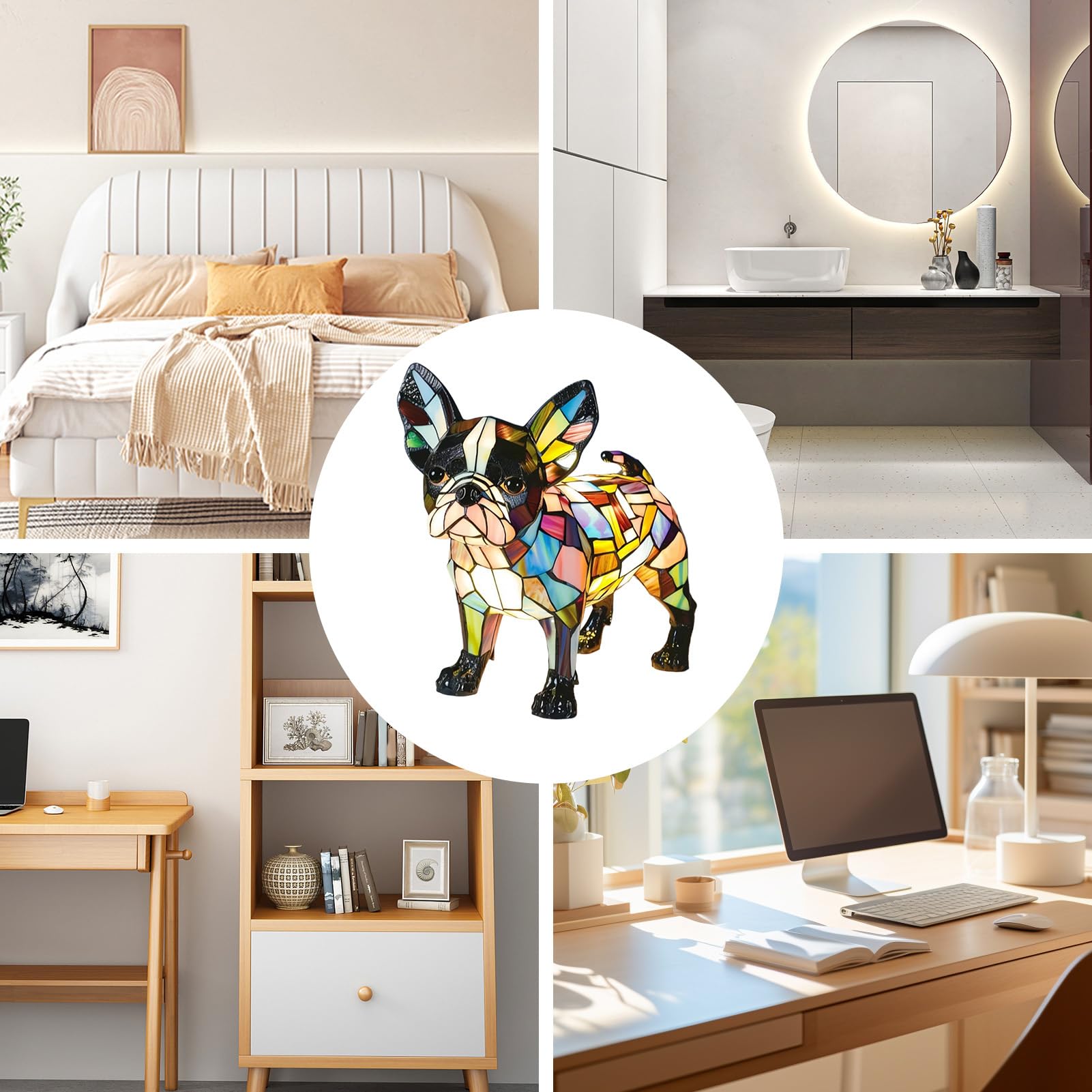 【 希少 】高さ34㎝ 芸術的「パリジェンヌと犬」オブジェ・テーブルランプ 楽天市場】動物テーブルランプ ステンド加工のかわいい犬