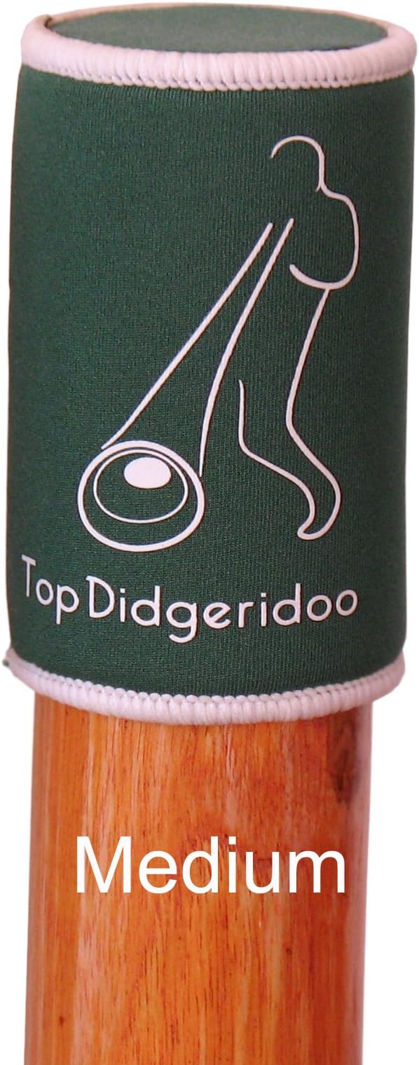 Didgeridoo Mouthpiece Cover With TopDidgeridoo Logo & Slogan (Medium)