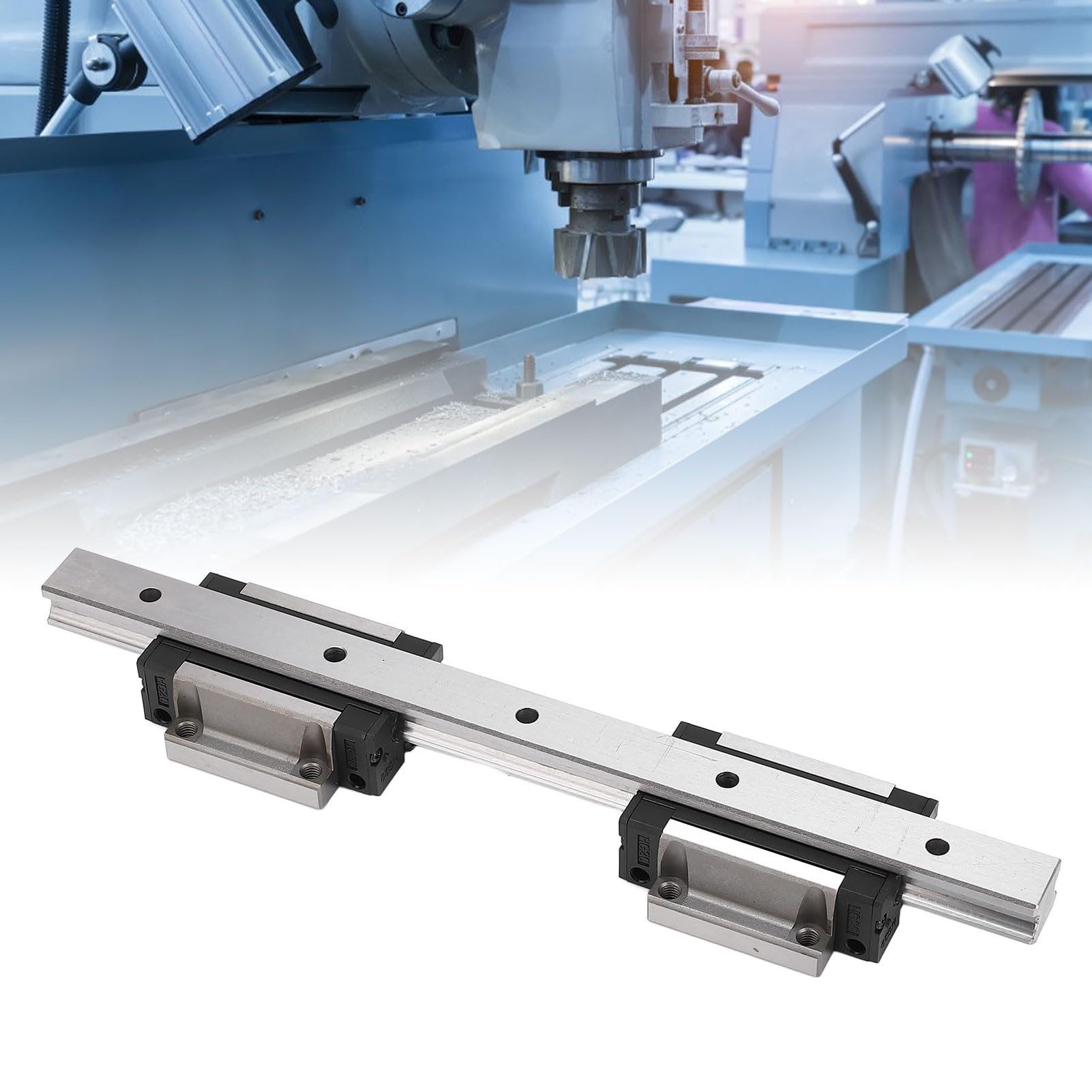 Binario di guida lineare HGW20CC Cuscinetti premium 300 mm Movimento scorrevole in acciaio ad alta precisione Attrezzature per l'automazione di macchine CNC Componenti di r