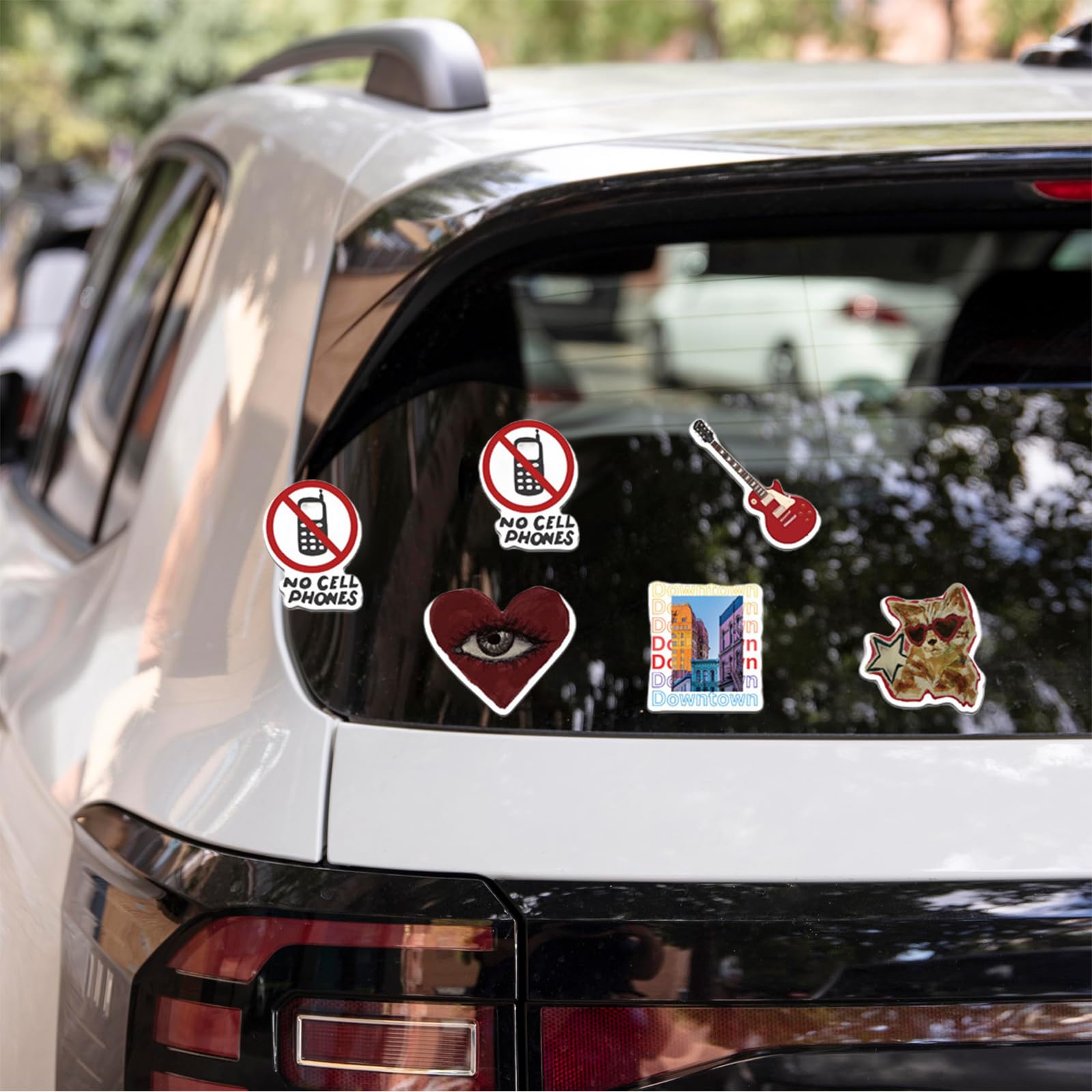 Y2K stickerset, 100 stuks, waterdichte vinyl stickers voor laptop, drinkfles, skateboard, Downtown graffitidesign, coole stickers voor jongeren en volwassenen