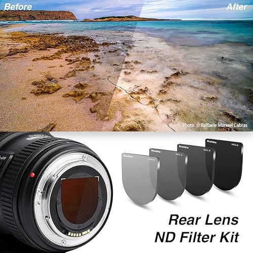 Miniatura 6 de Haida Kit de filtro ND para lente trasera ND0.9/1.2/1.8/3.0 para Sigma 0.551 in F1.8 DG / 0.551-0.945 in F2.8/4.0 DGHSM Art Lens para Canon EF (con