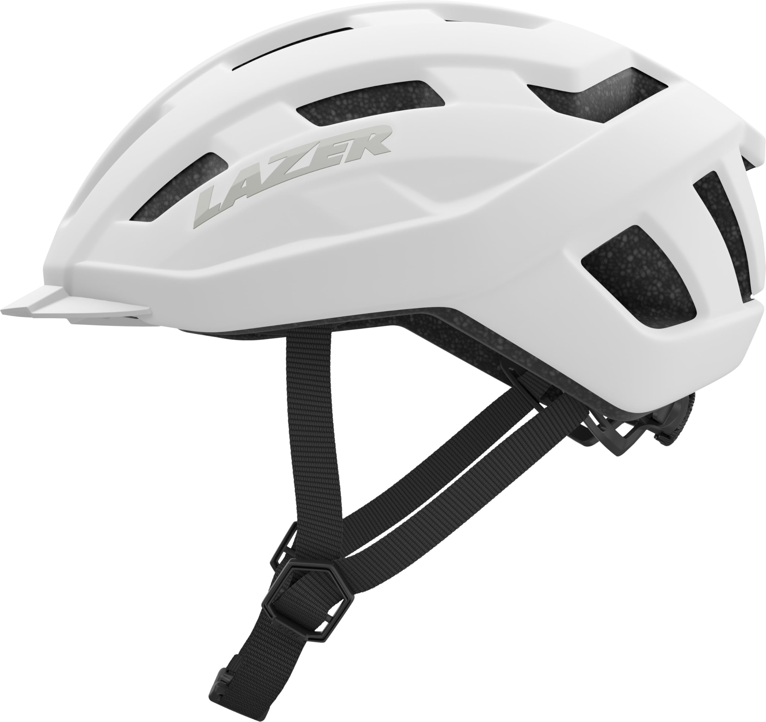 Lazer Unisex Codax KinetiCore Helm, Matte Full White, Unisize 54-61 cm