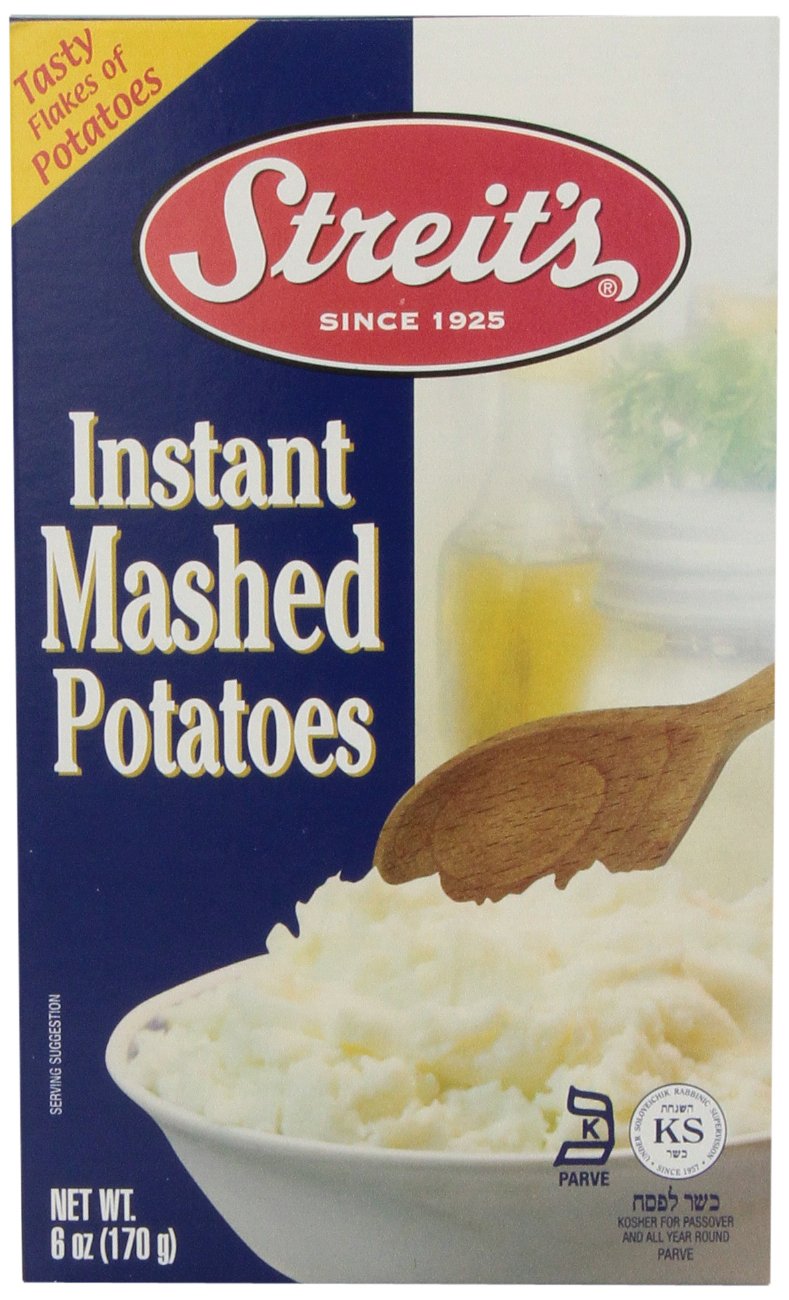 Streit's Potato Mix, Instant Mashed, Passover, 6-Ounce (Pack of 6)