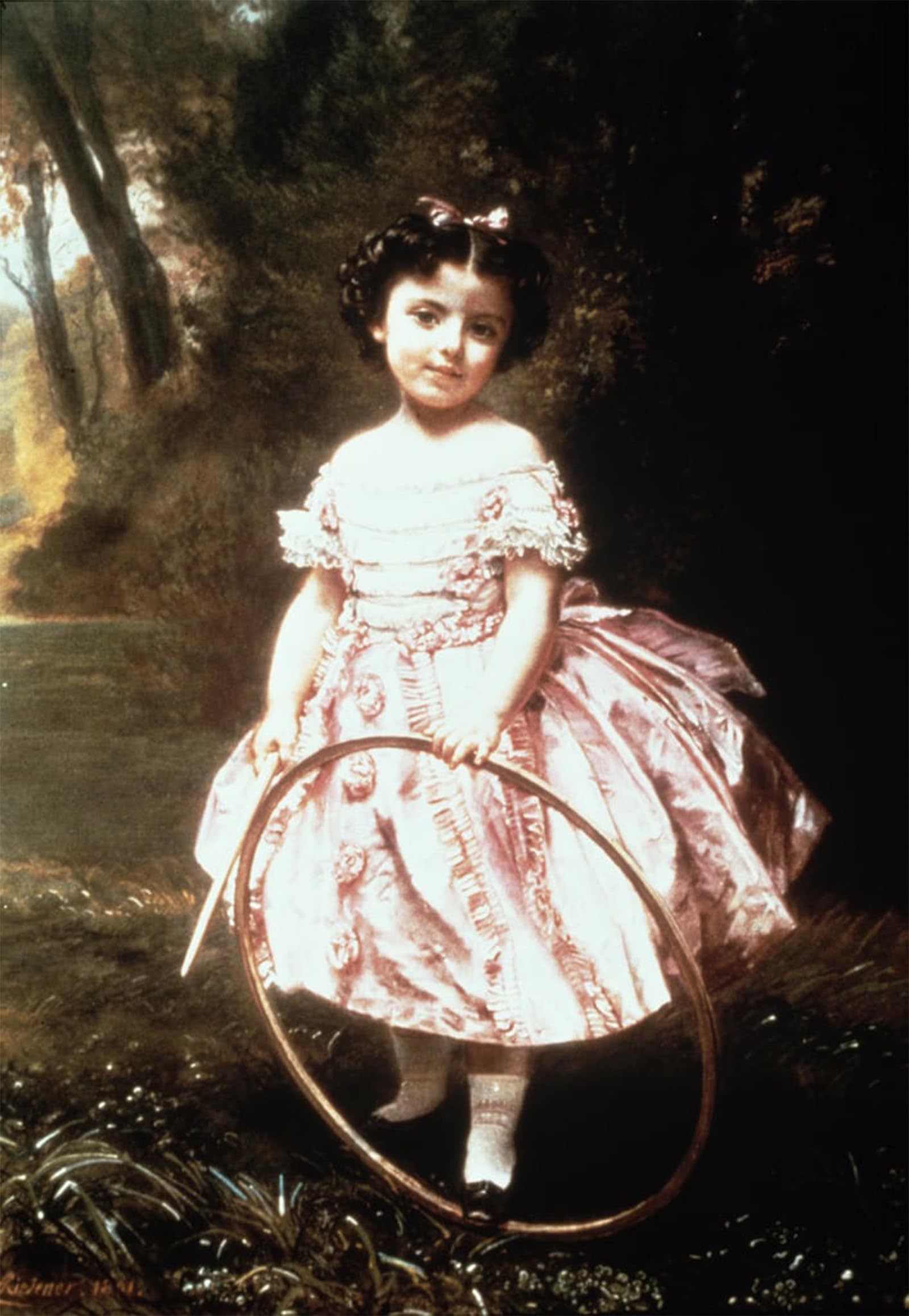 SERENDIPITP Vintage Picture Print on Canvas Wall Art Poster Miss Ehrler by Louis Antoine Leon Riesener Artwork Print Poster for Wall Decor 60x90cm
