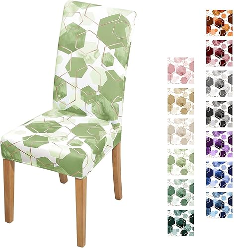 Gibelle Dining Room Chair Covers Set of 12, Soft Stretch Kitchen Chair Covers Sl
