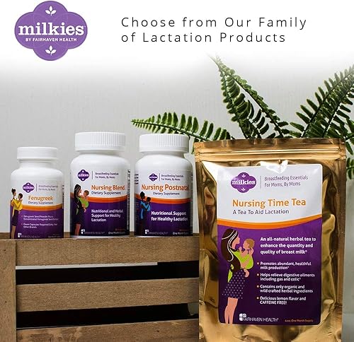 Miniatura 5 de Milkies Vitamina posnatal, apoyo de lactancia para madres lactantes, multivitamínico nutritivo de leche materna multivitamínico, inmunidad y energía