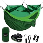 Gold Armour Camping Hammock - Portable Hammock Single Hammock Camping Accessories Gear for Outdoor Indoor Adult Kids, USA Based Brand